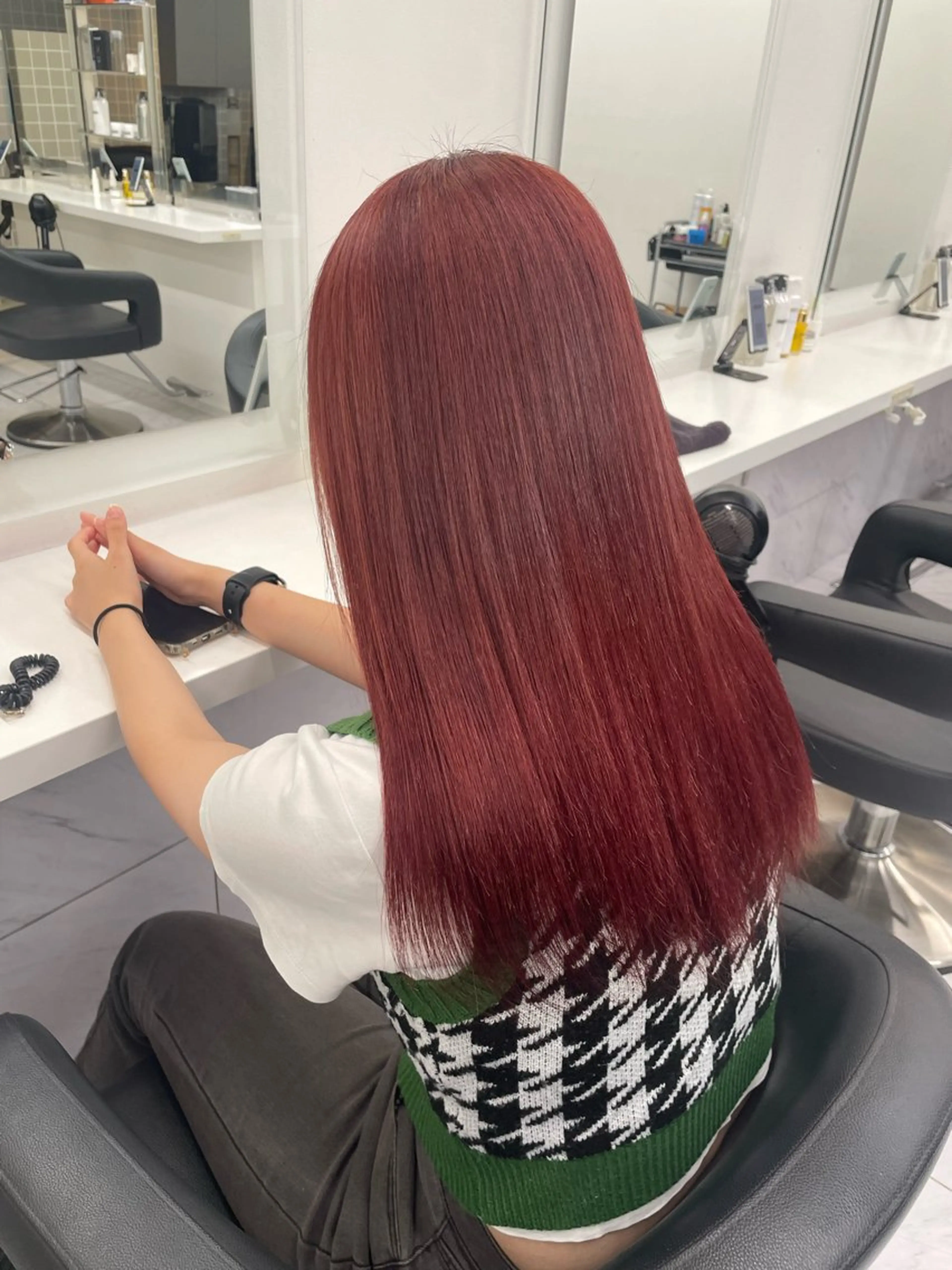 ロング カラー ヘアアレンジ ヘアカラー トリートメント ヘアセット 💗横浜美容室 💗HARUNAのヘアスタイル