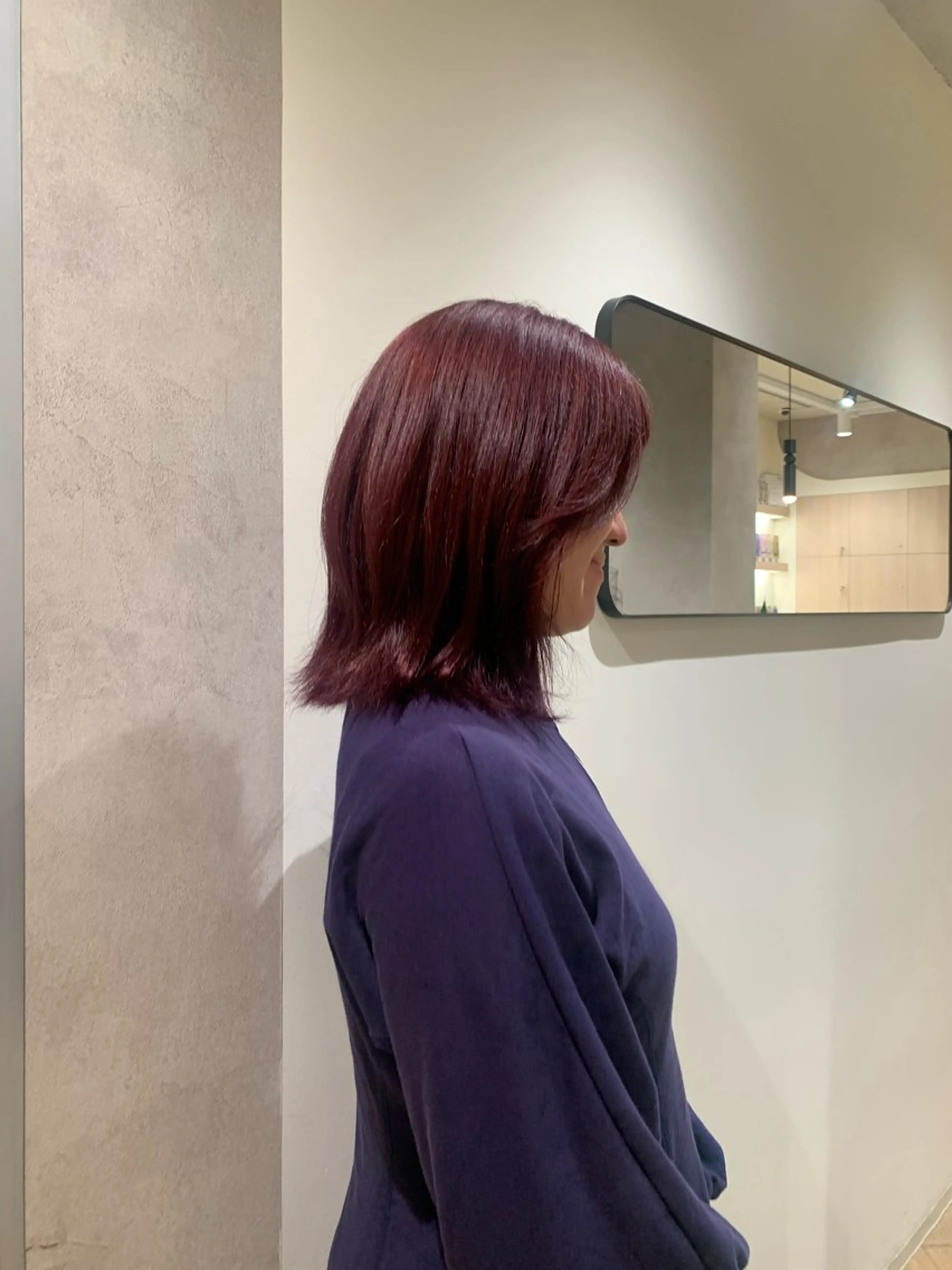 ミディアム Nu:v所属・moe/ 透明感カラー/恵比寿のヘアスタイル