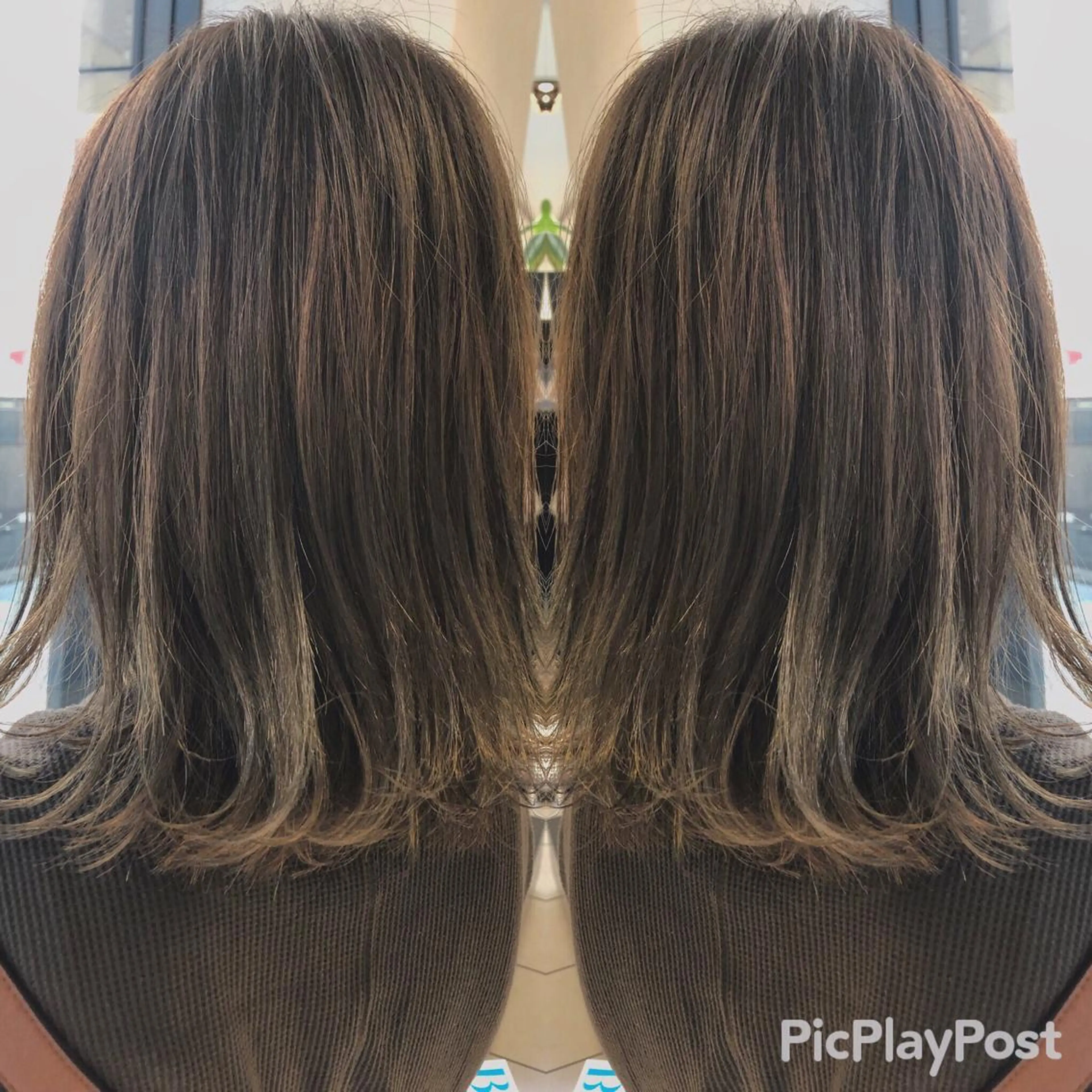 セミロング GLROW haruhiのヘアスタイル