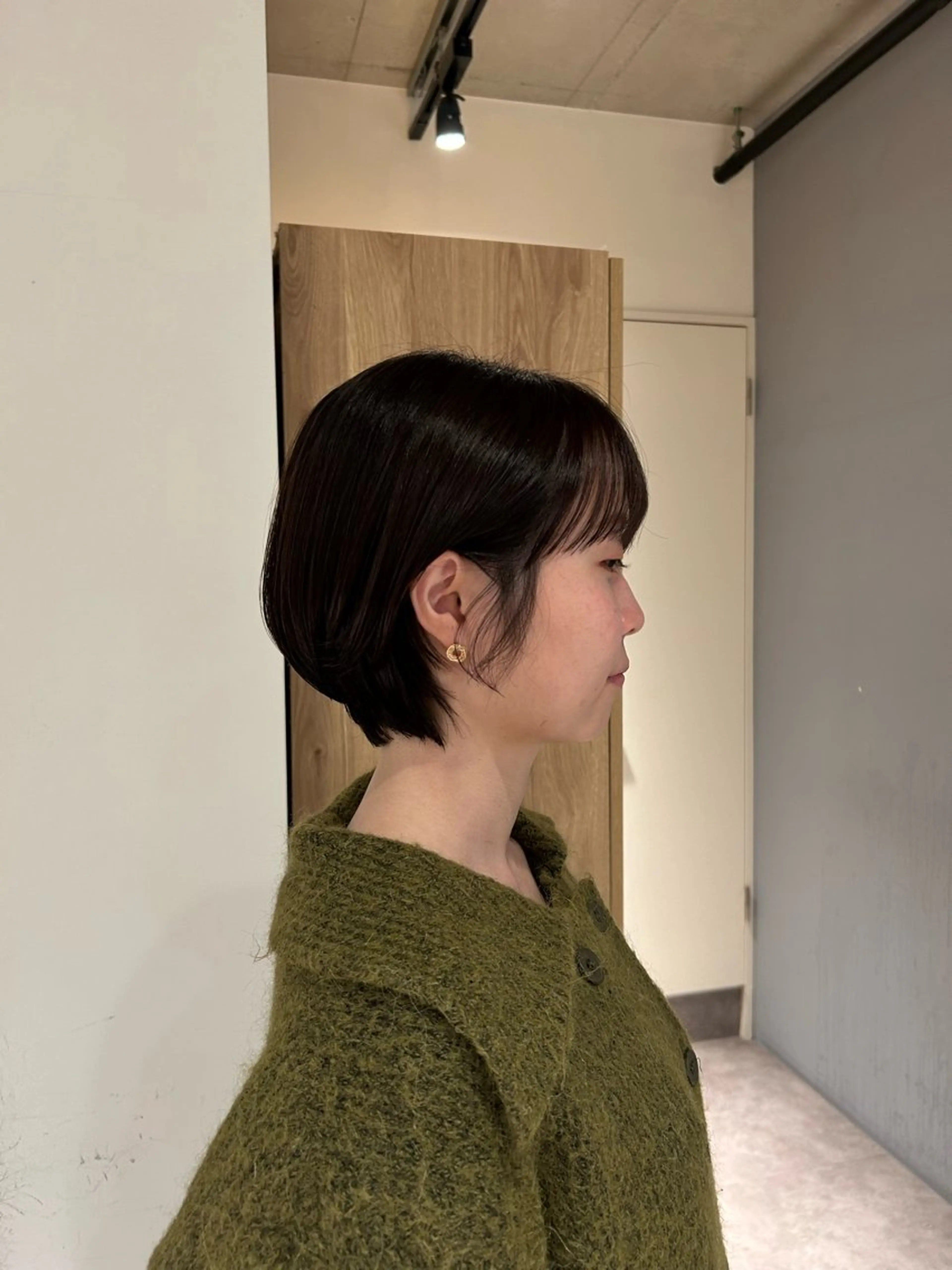 ショート ショートボブ ボブ ショートヘア 葉月/ボブ/ 透明感カラー／中目黒のヘアスタイル