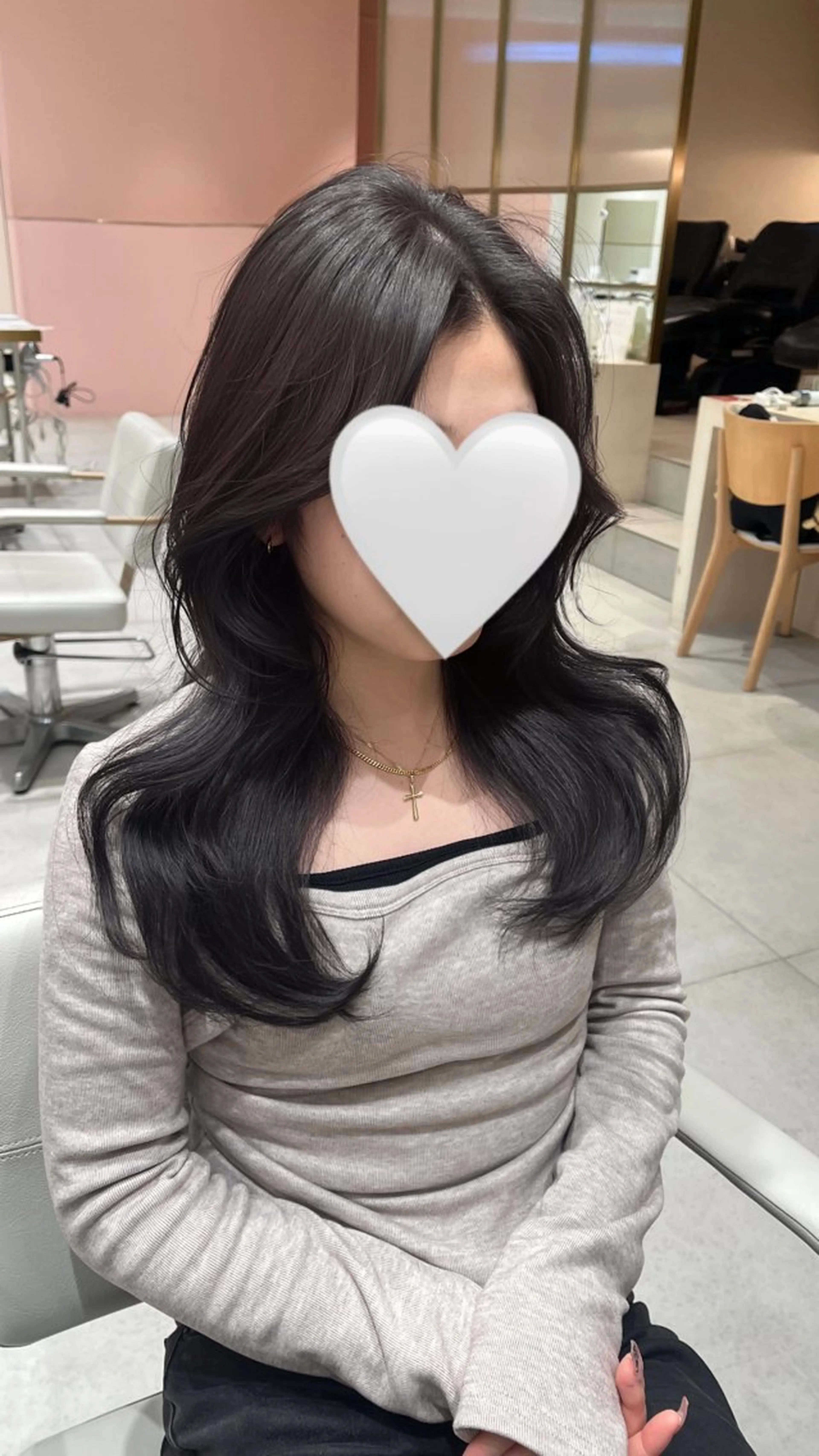 ミディアム 透明感カラー/似合わ せ前髪/柴田礼空のヘアスタイル