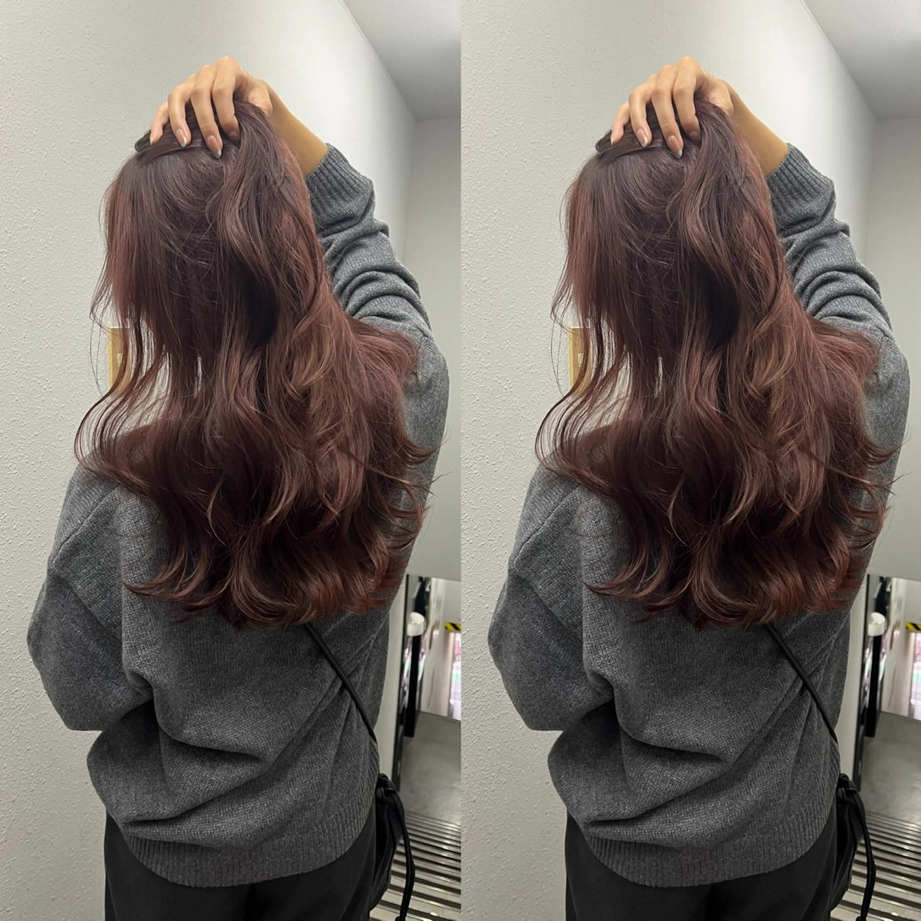 ロング カット ヘアカラー 💗レイヤーショート ボブ艶髪/竜也💗のヘアスタイル