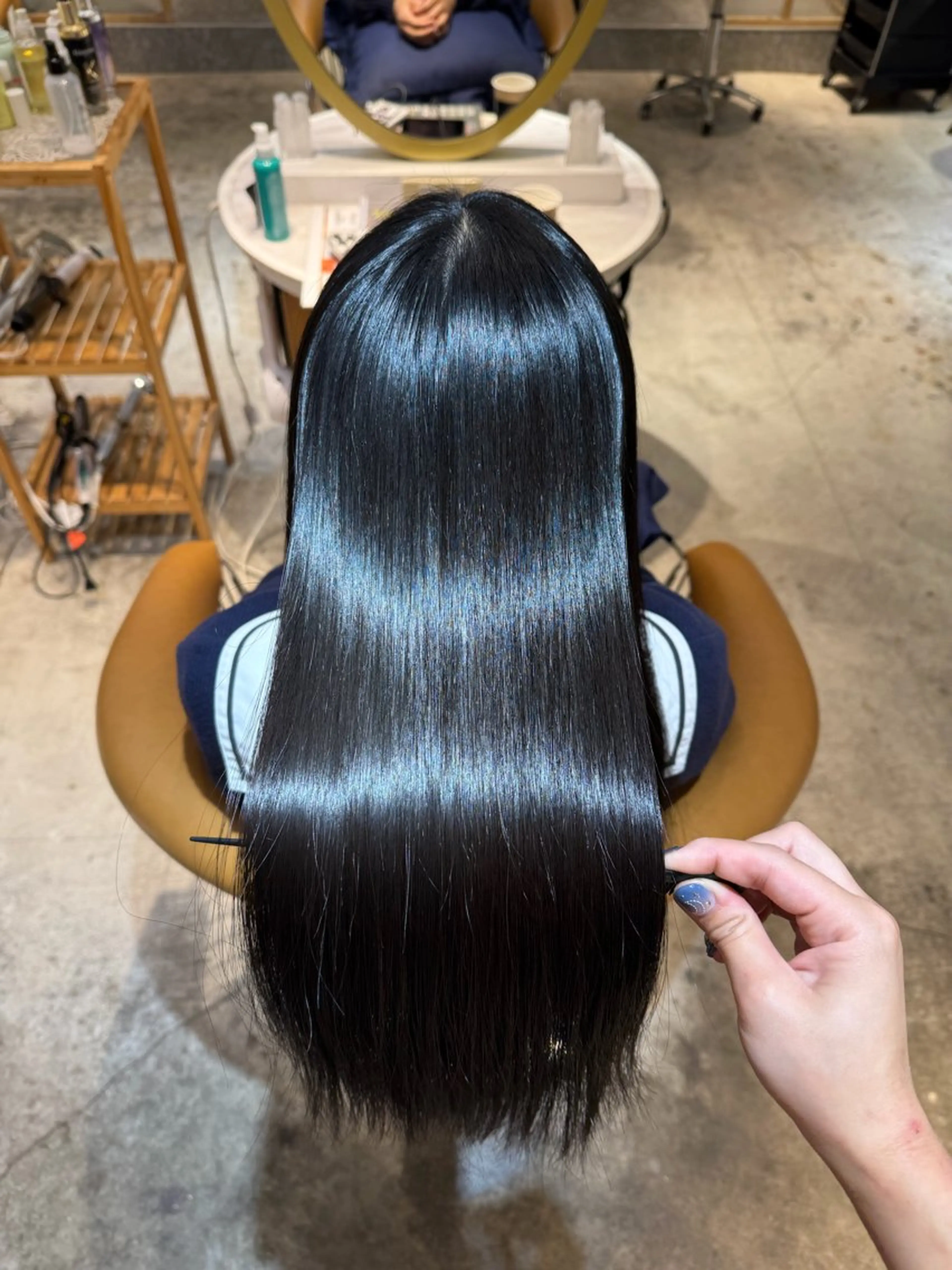 ロング 髪質改善 縮毛矯正 カット ヘアカラー トリートメント ヘアセット 髪質改善/ボブ /韓国/erikoのヘアスタイル