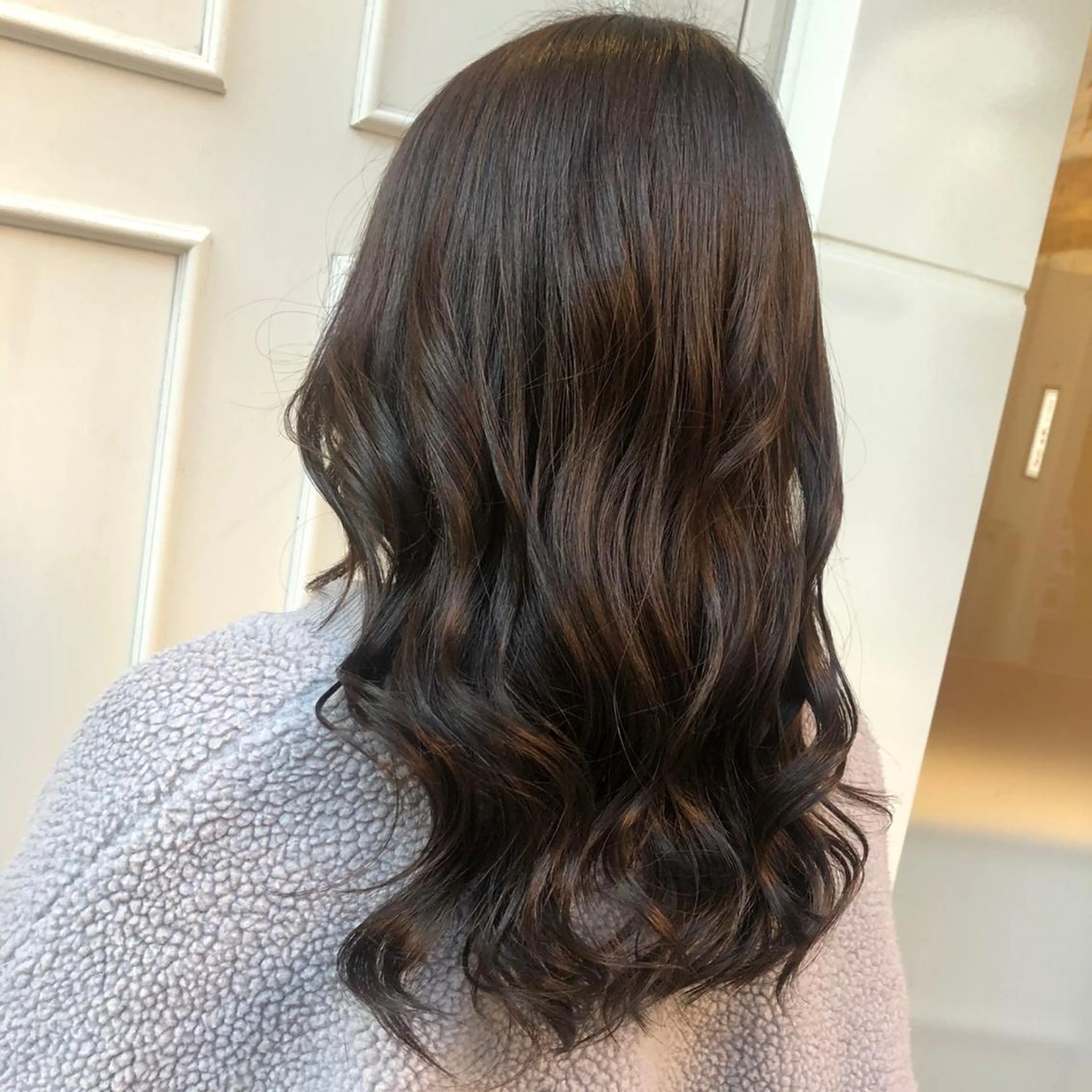 セミロング カラー アッシュ ベージュカラー 🫟Blanco🫟 Color&Careのヘアスタイル