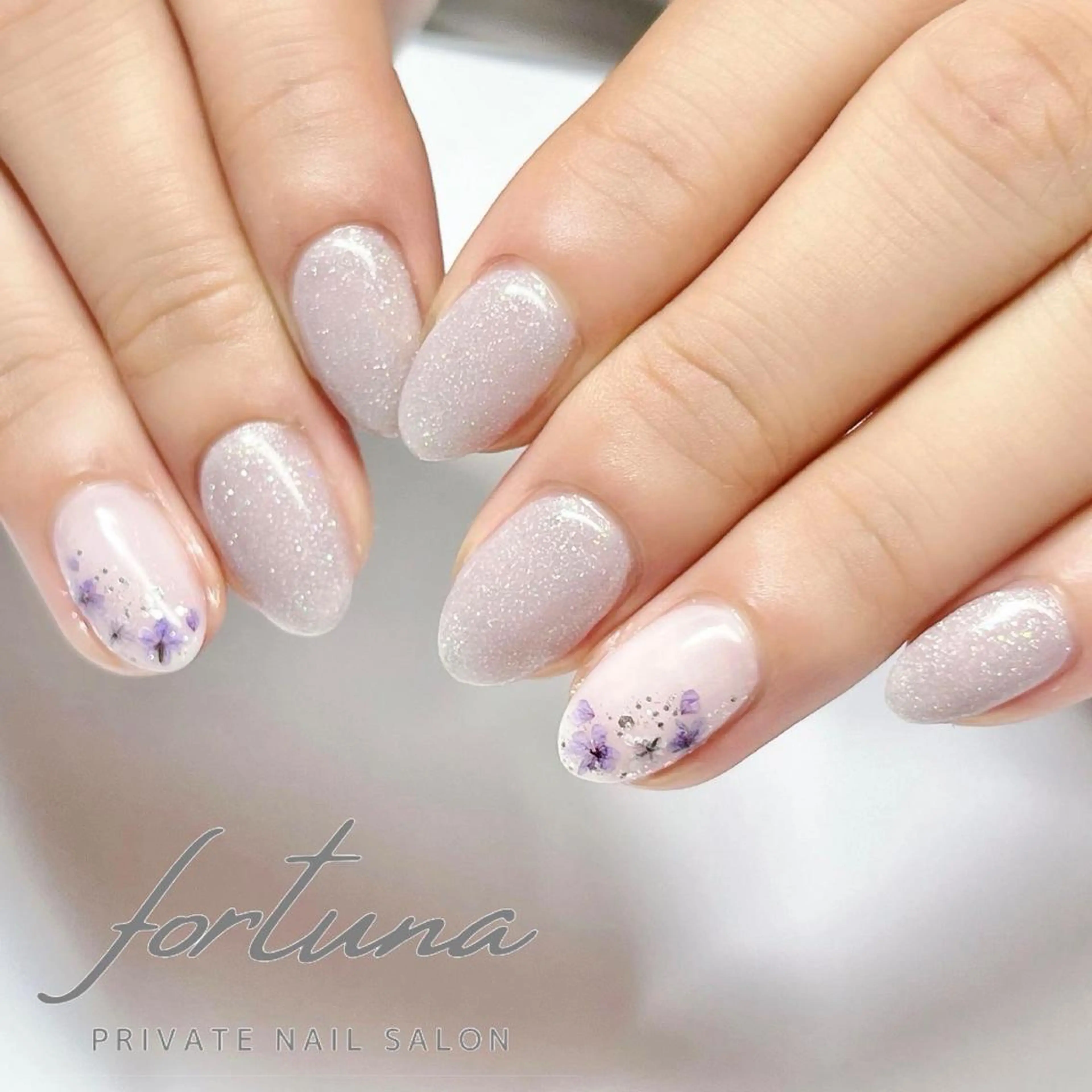 ネイル フラワーネイル シンプルネイル ハンドネイル fortuna 武藤裕美のネイルデザイン