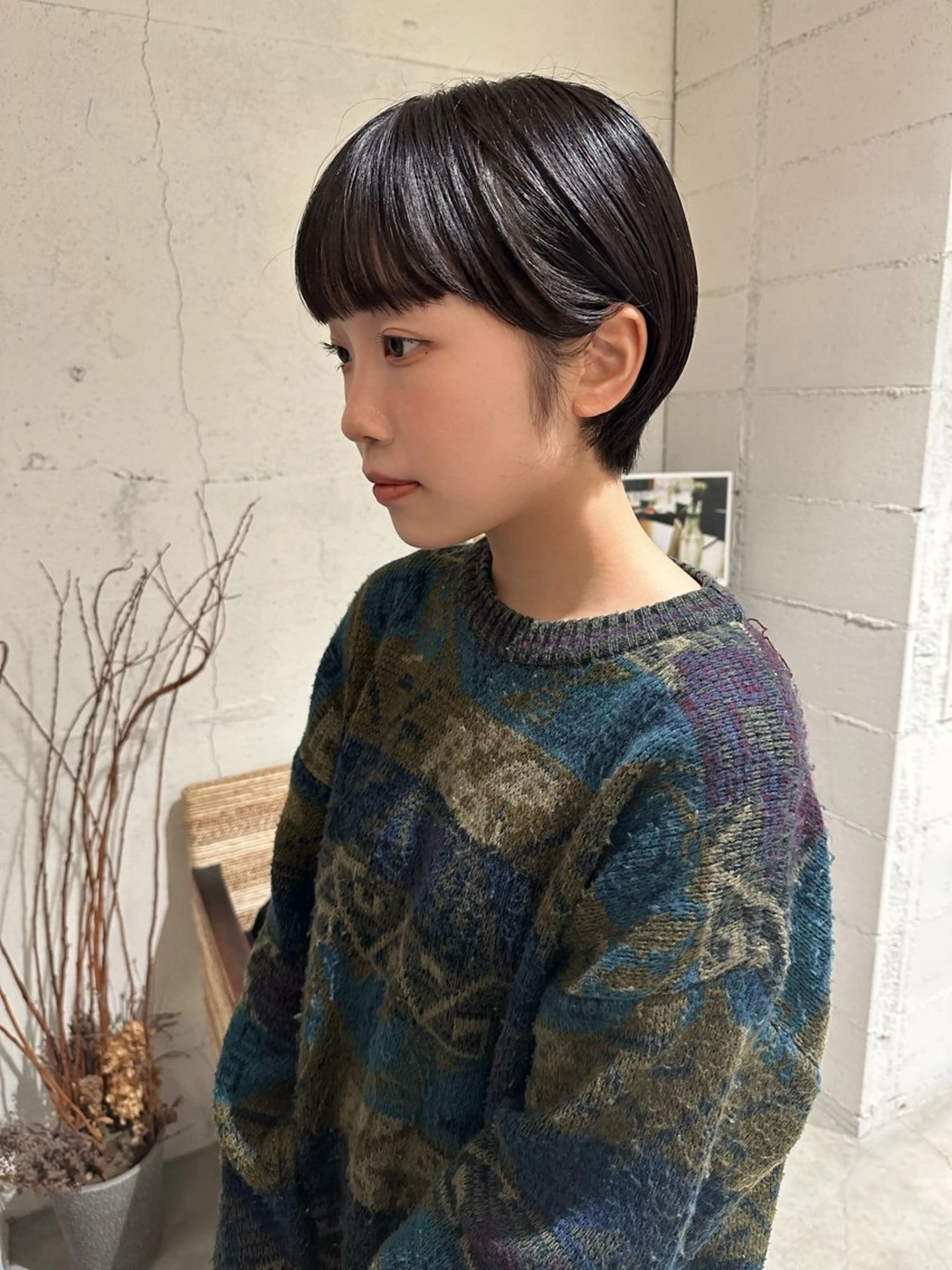ショート カット 塩澤 榛奈のヘアスタイル