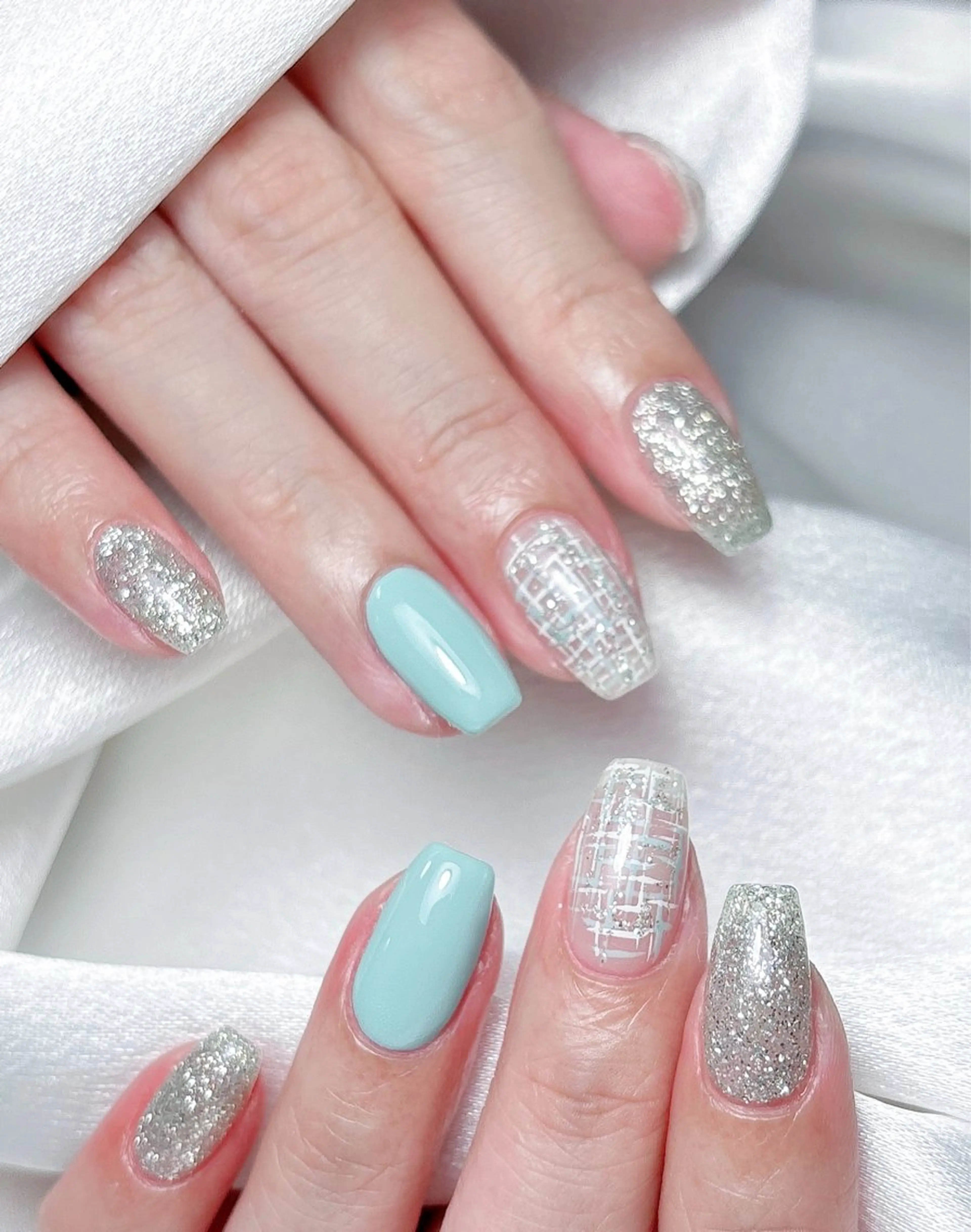 ネイル ハンドネイル Aura Nail 長さだし/パラジェルのネイルデザイン