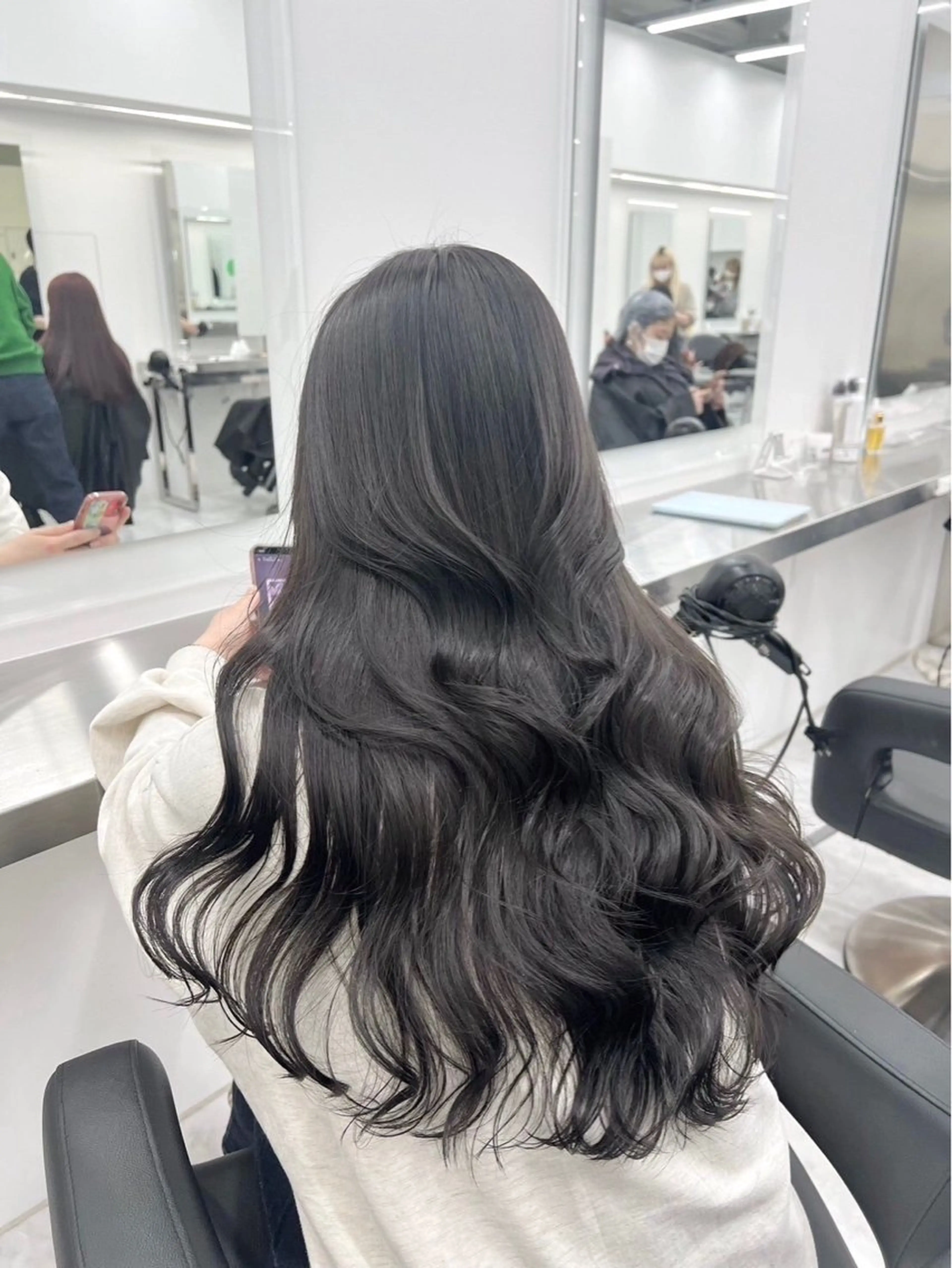 ロング カラー ヘアアレンジ ヘアカラー トリートメント 透明感/横浜/ 白髪染め🍀山口陽亮のヘアスタイル