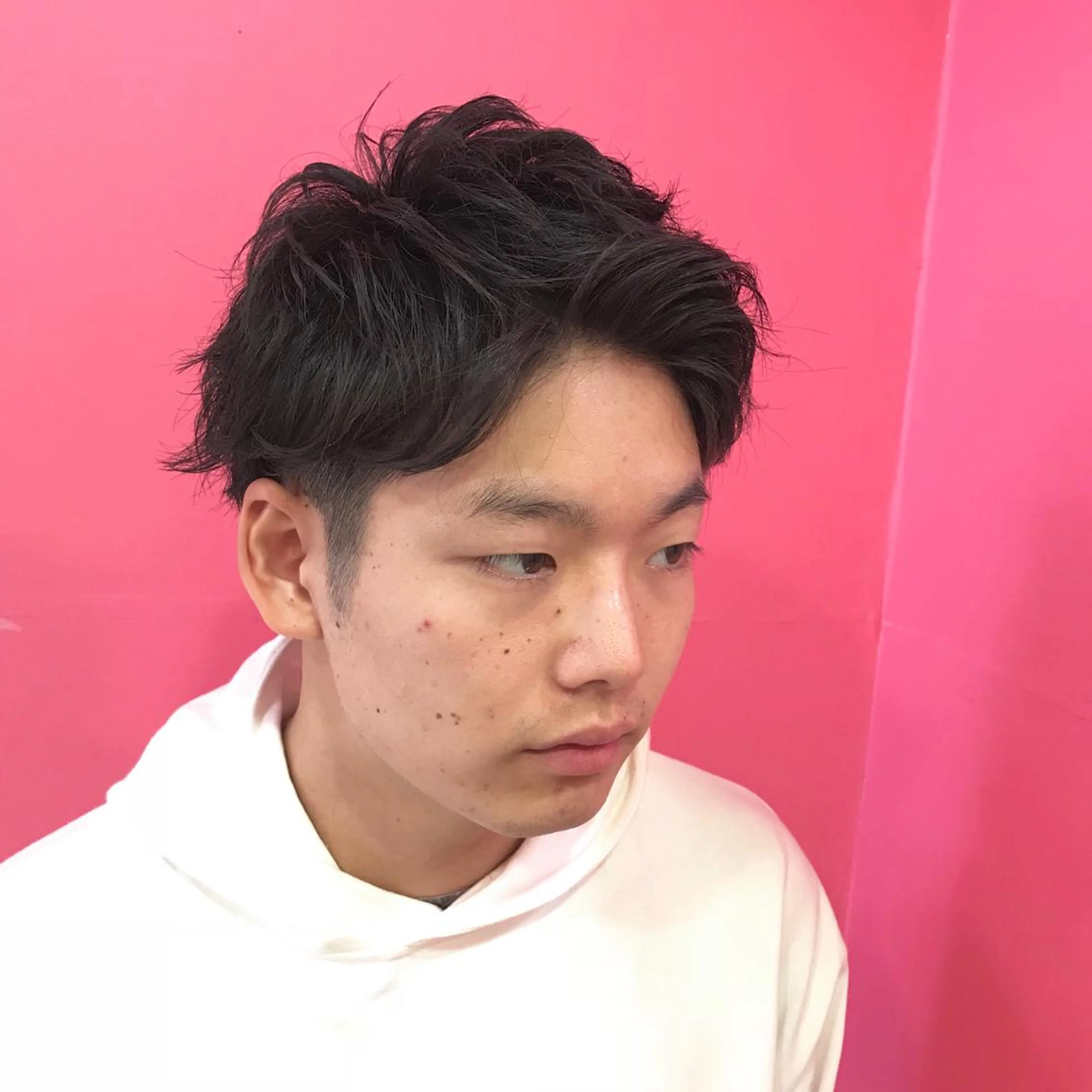 ショート メンズ アップバング ショートヘア カット Vir by browのヘアスタイル