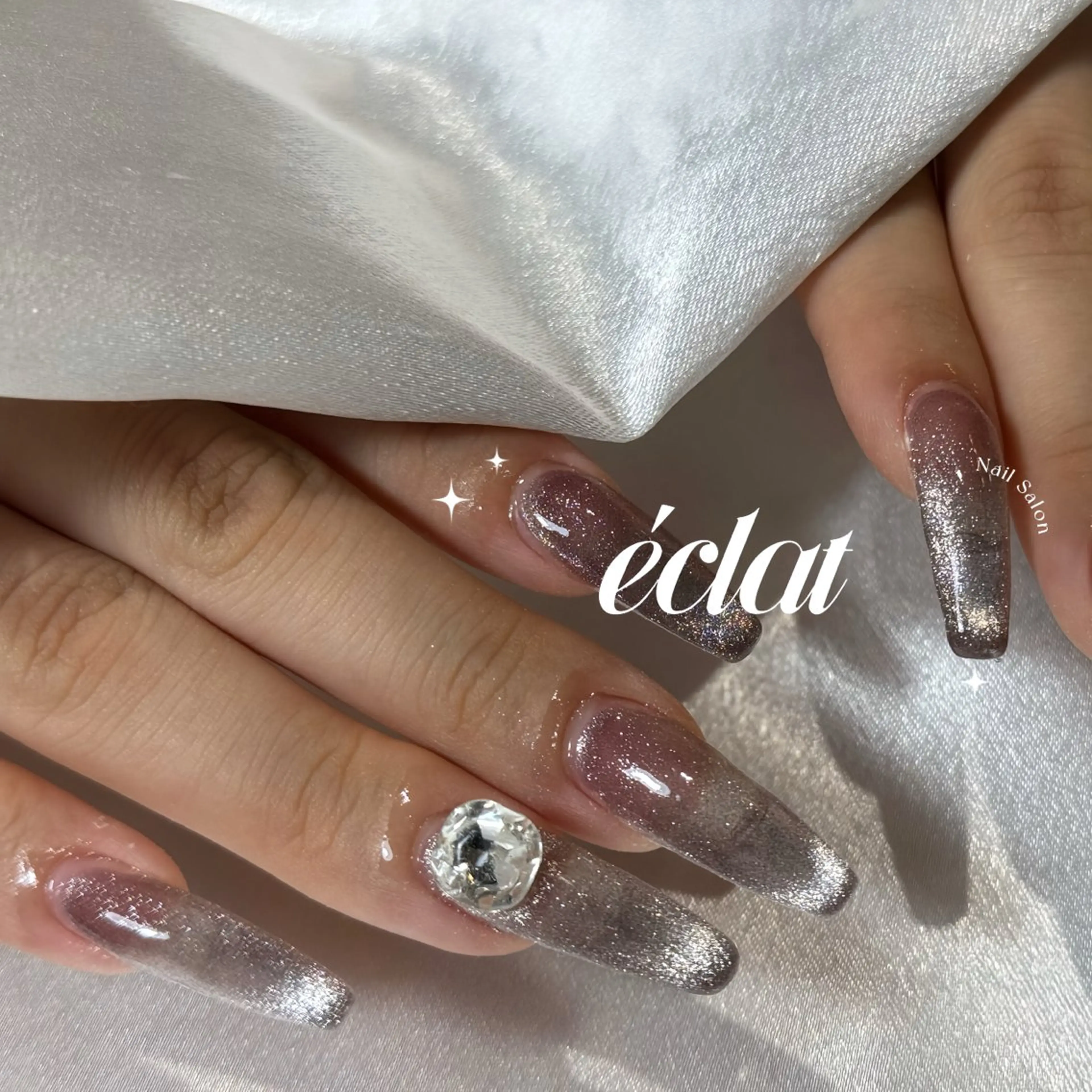 ネイル キラキラネイル éclat ⸝꙳.⋆ 栄|久屋大通のネイルデザイン