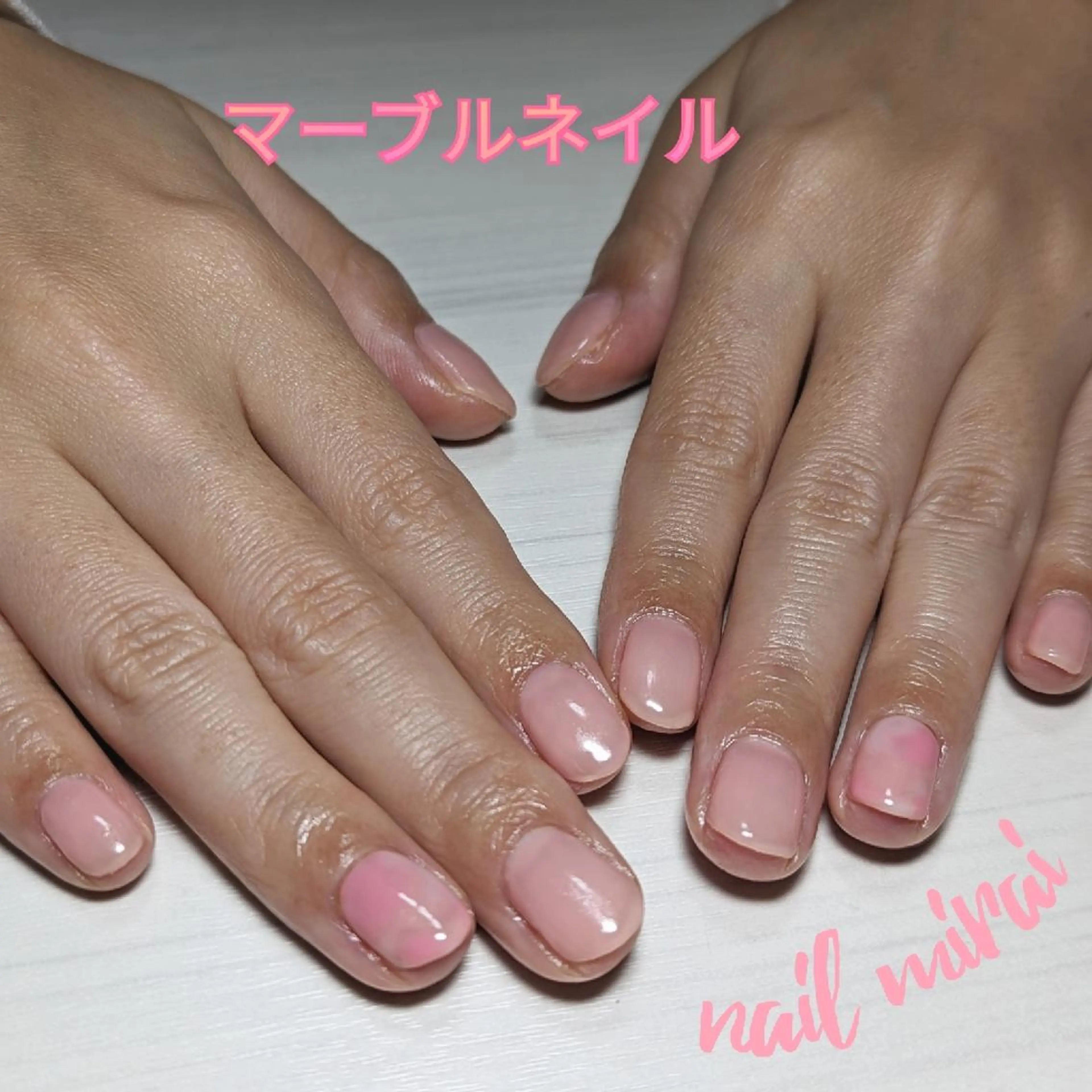 ネイル 大理石ネイル(マーブル) nail miraiのネイルデザイン