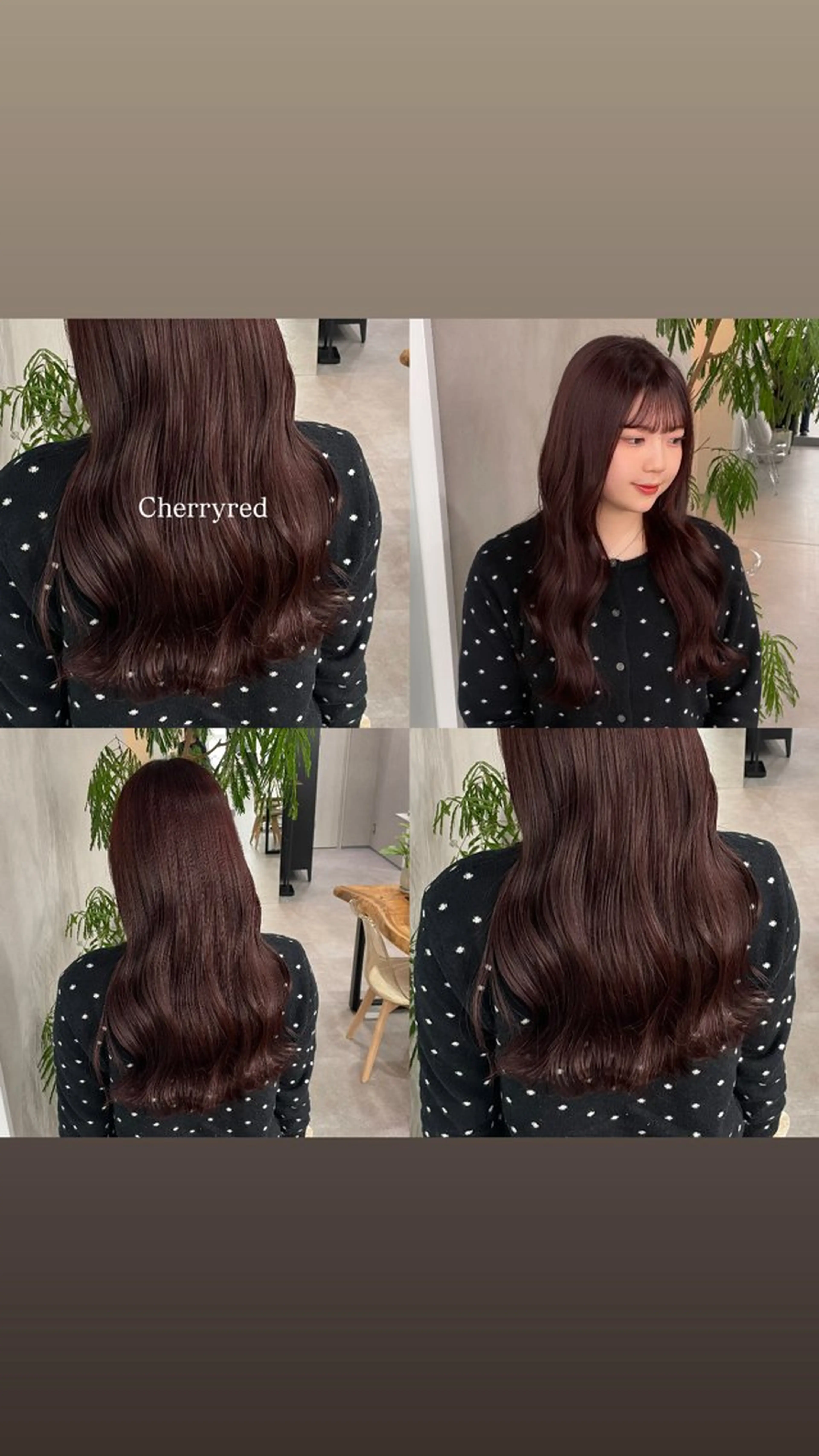 ロング ヘアカラー トリートメント 🎀カラー ✨横浜／トレンドのヘアスタイル