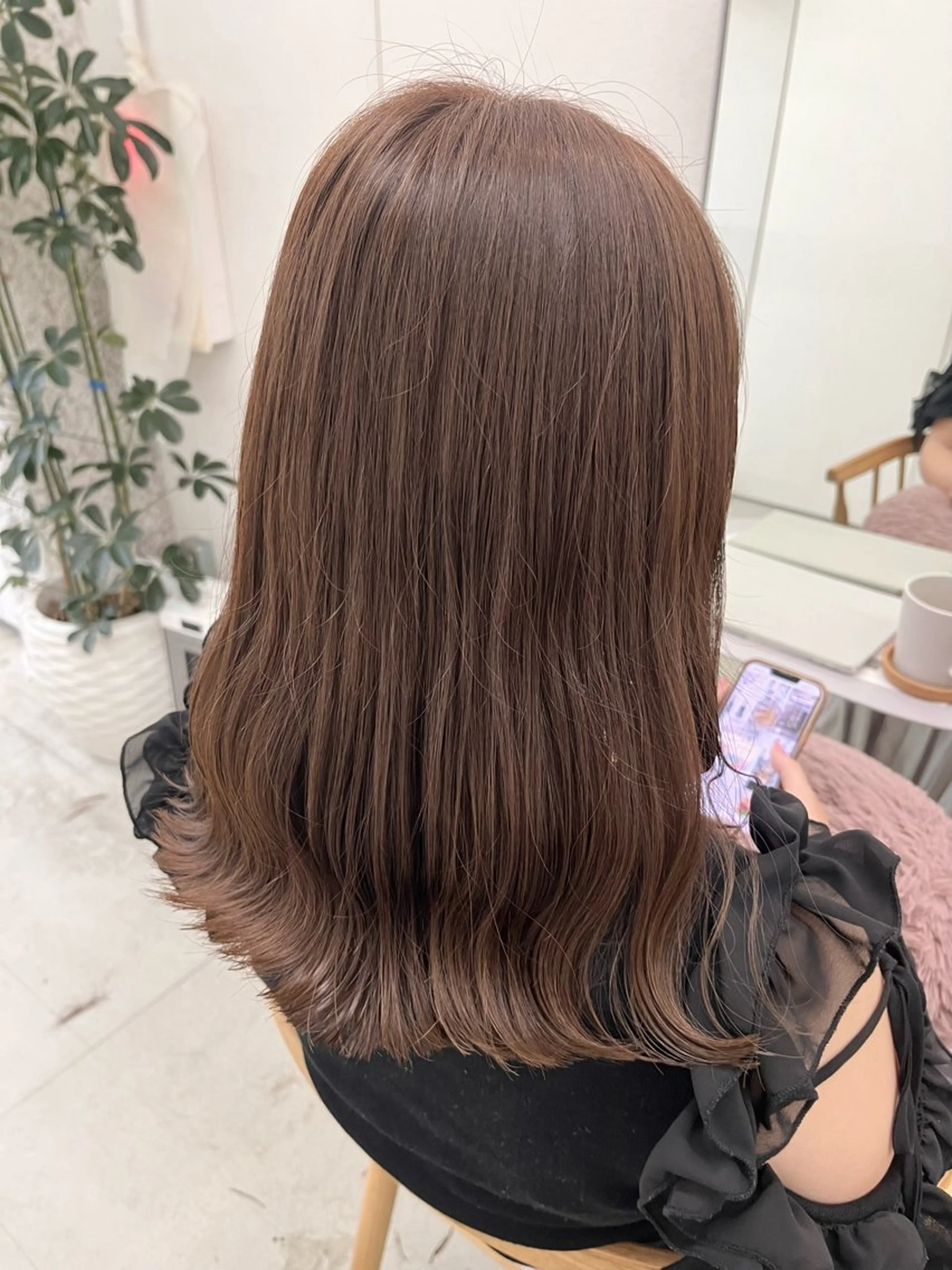 カラー ブラウンカラー 暖色カラー／ ヘアセット🌛櫻井舞のヘアスタイル