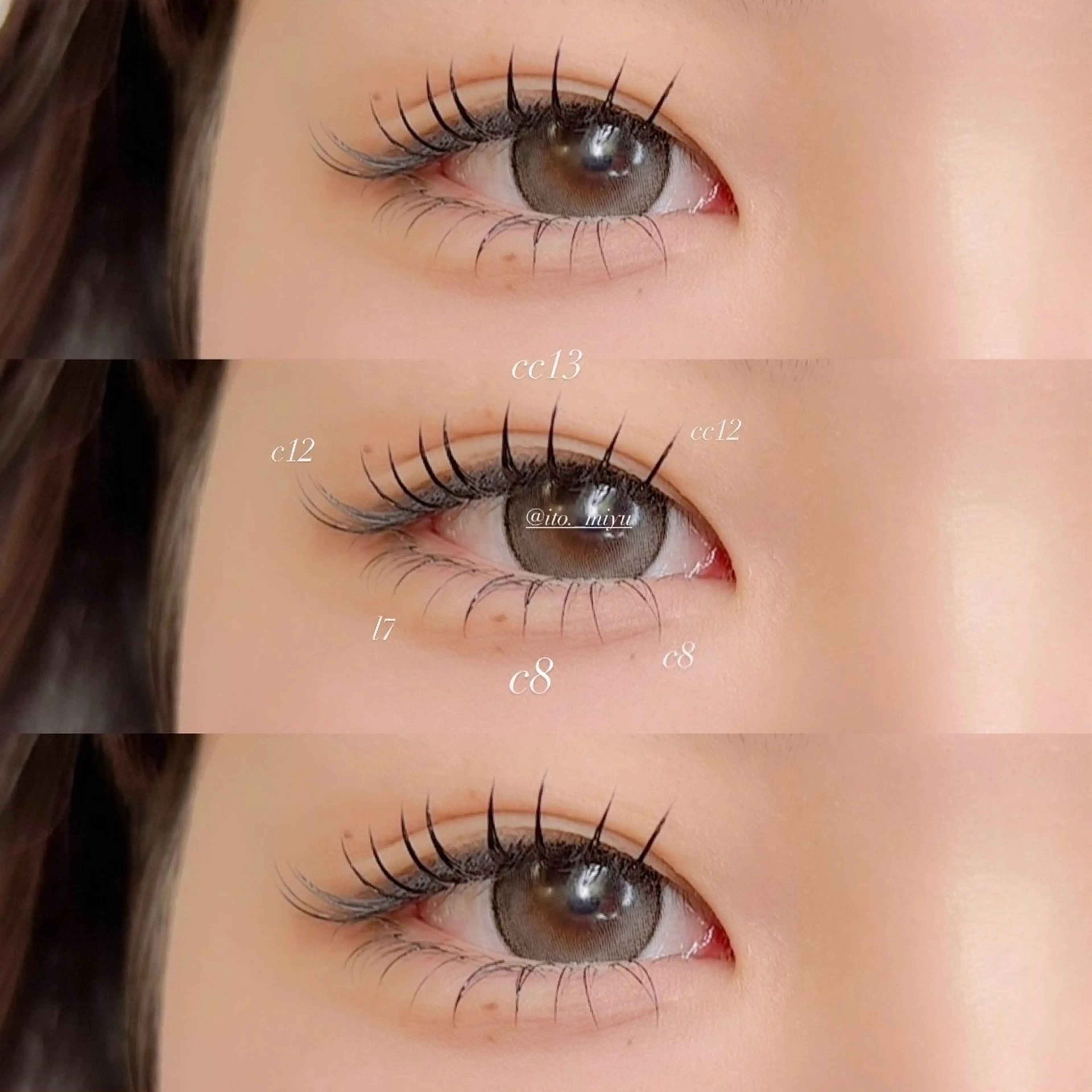 マツエク・マツパ IT'O 戸塚所属・IT'O トダミユのマツエク・マツパデザイン