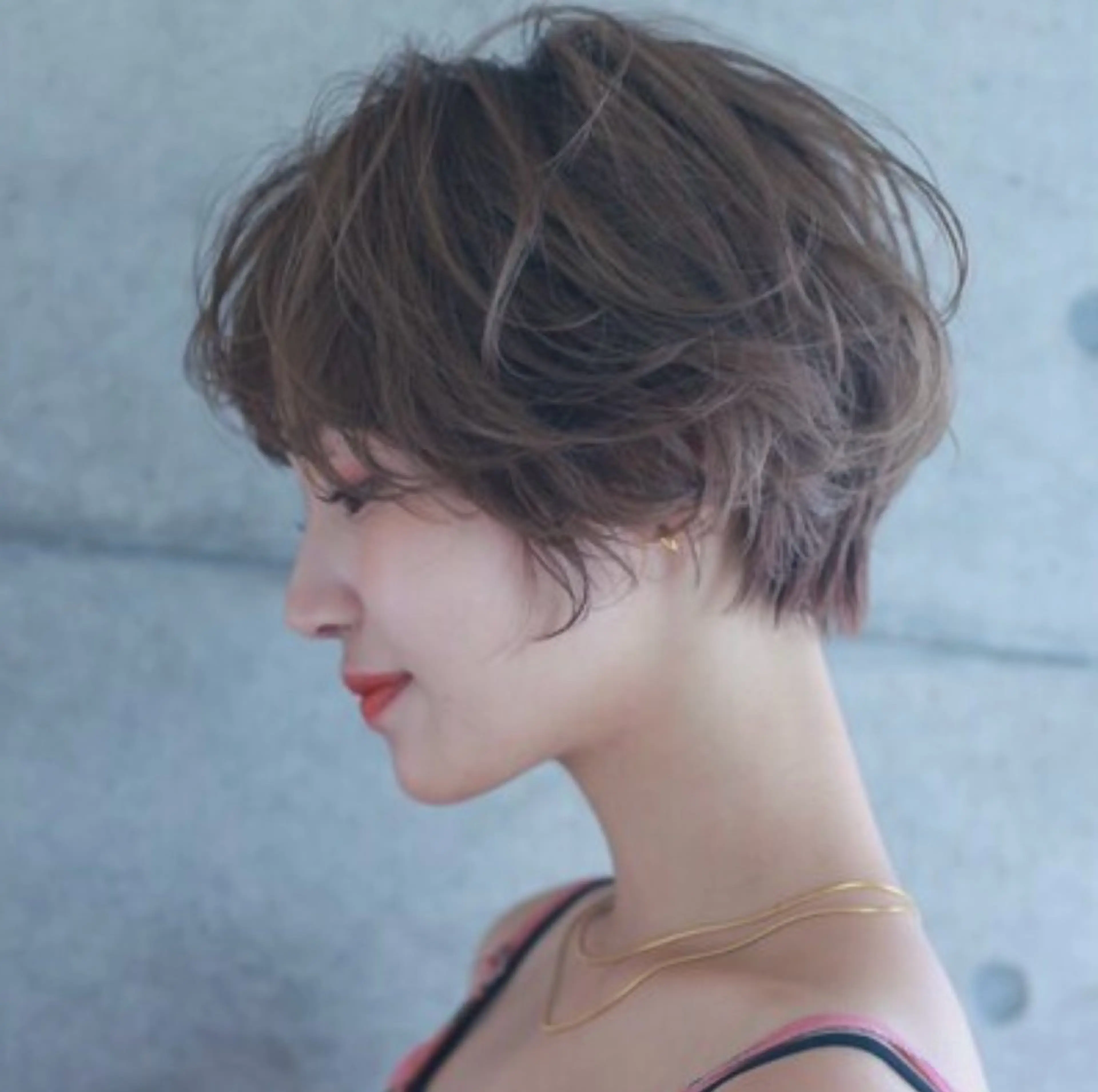 ショート カット ヘアカラー トリートメント 💎レイヤー×顔周り カット💎杉原のヘアスタイル