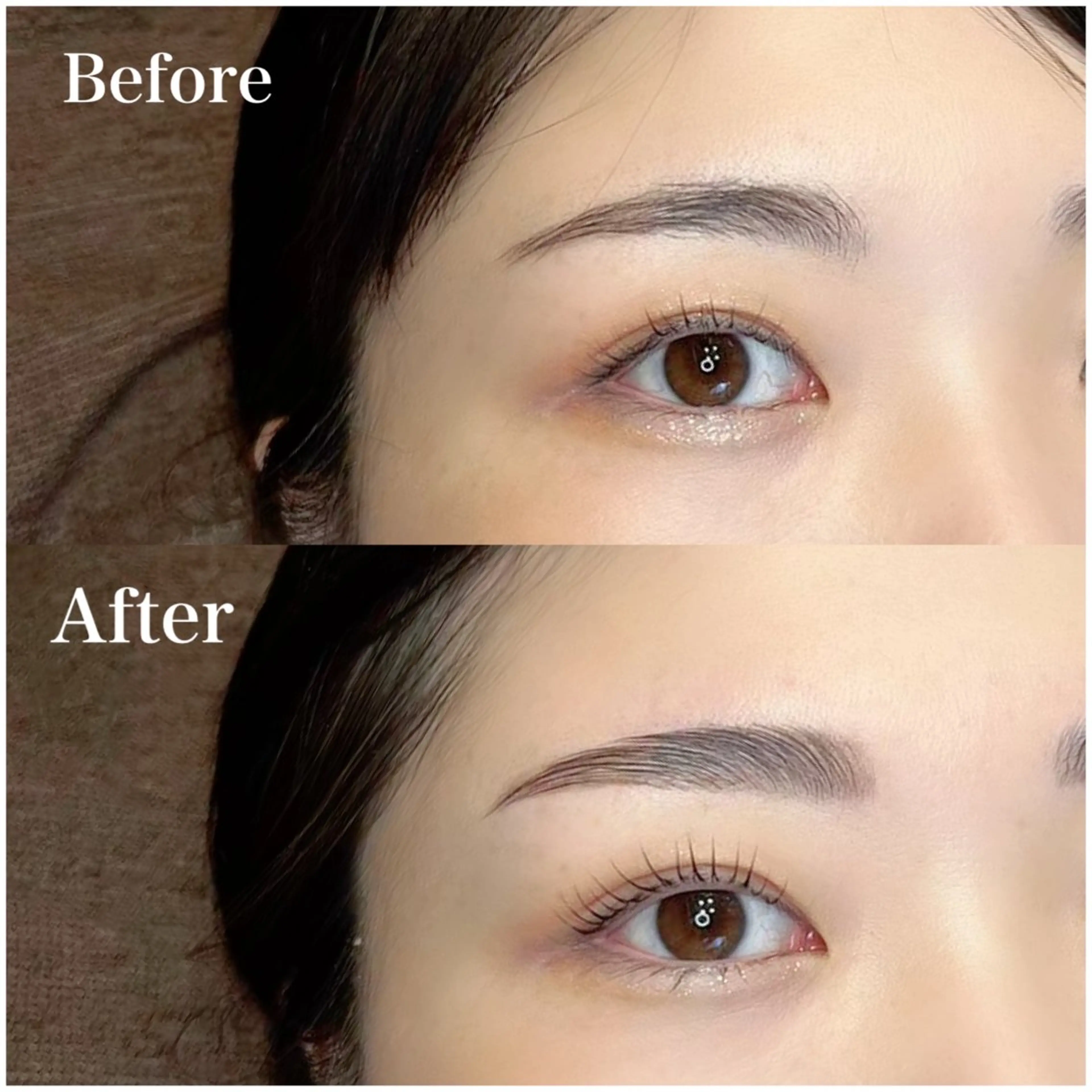 マツエク・マツパ パリジェンヌラッシュリフト 一重×まつ毛パーマ Eye lashのマツエク・マツパデザイン