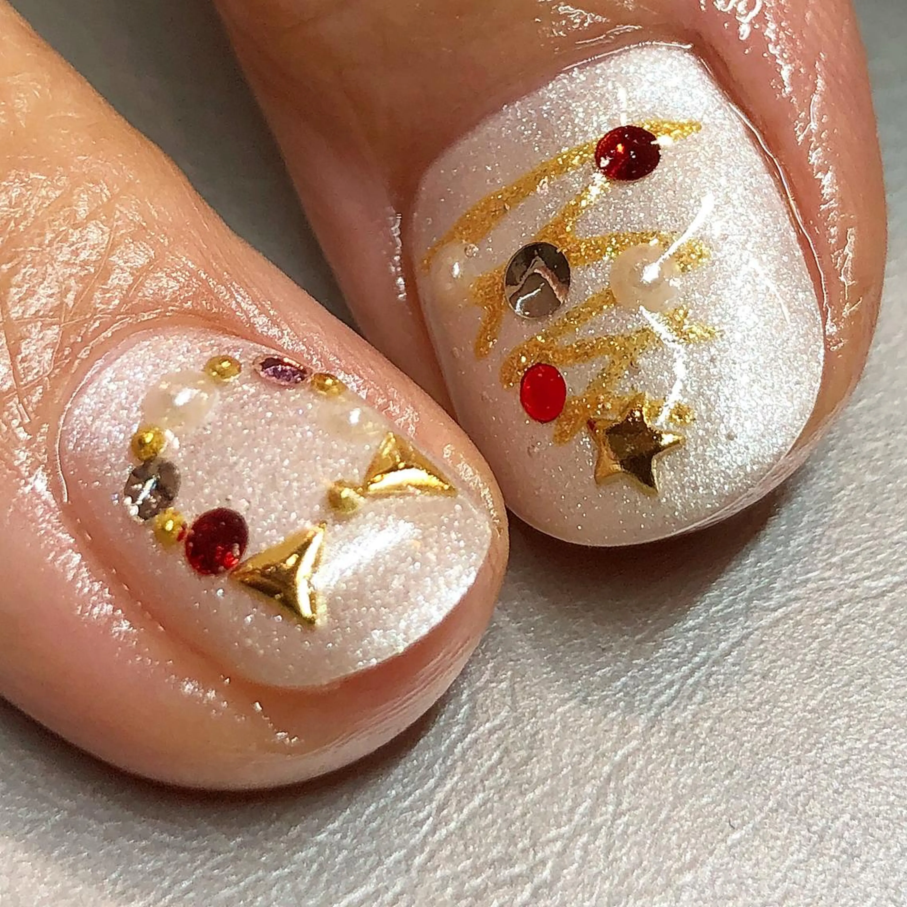 ネイル ショートネイル 冬ネイル クリスマス 古屋 勢子のその他イメージ