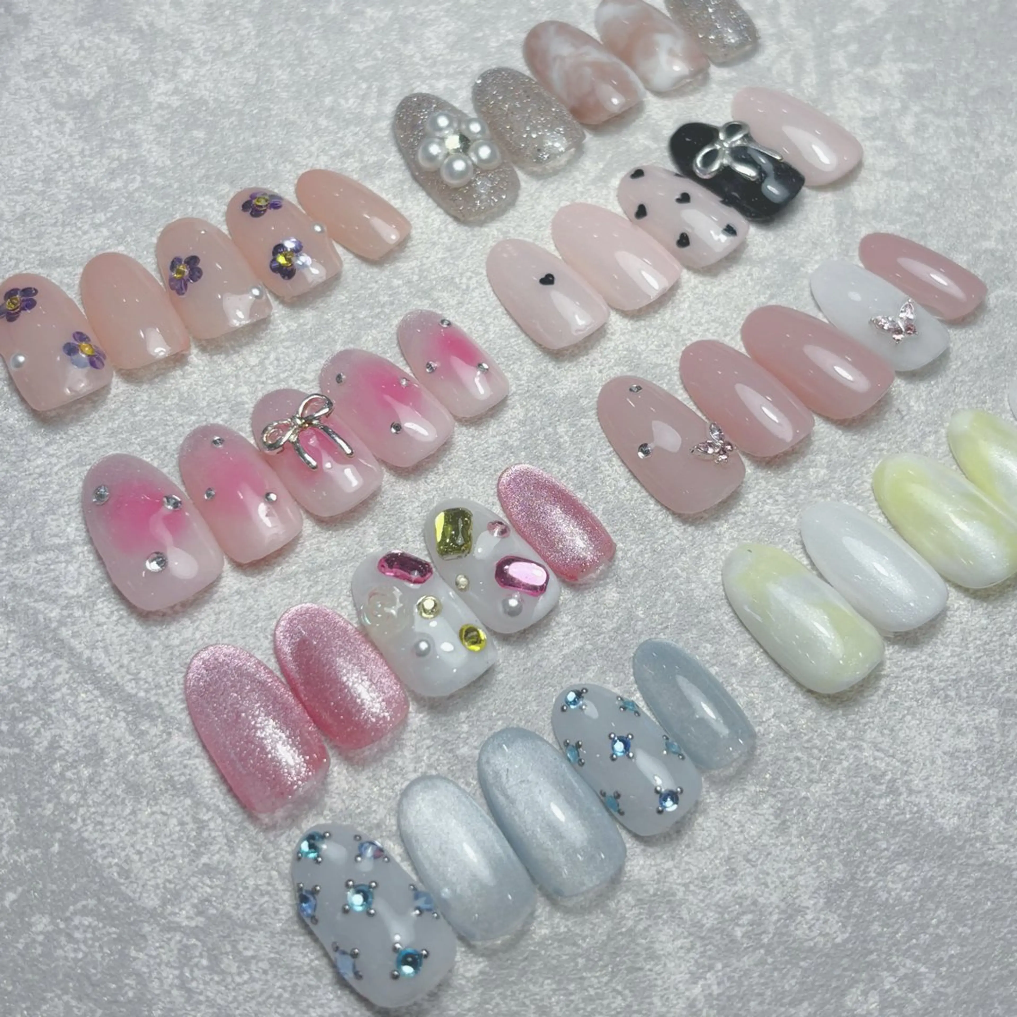 ネイル 春ネイル Ray nail   WAKA️🫧のネイルデザイン