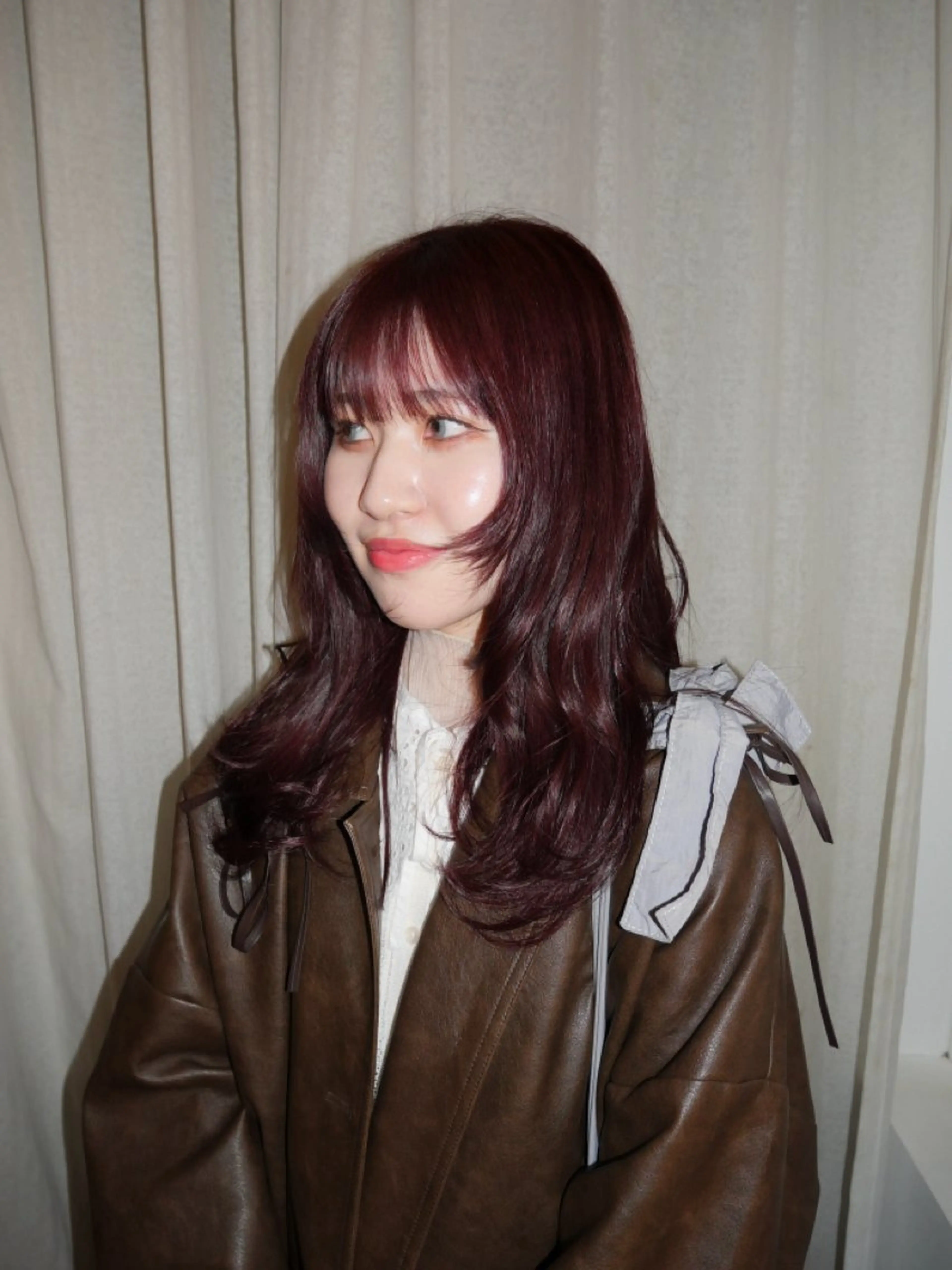 ミディアム カラー カットモデル FILMSりくのヘアスタイル