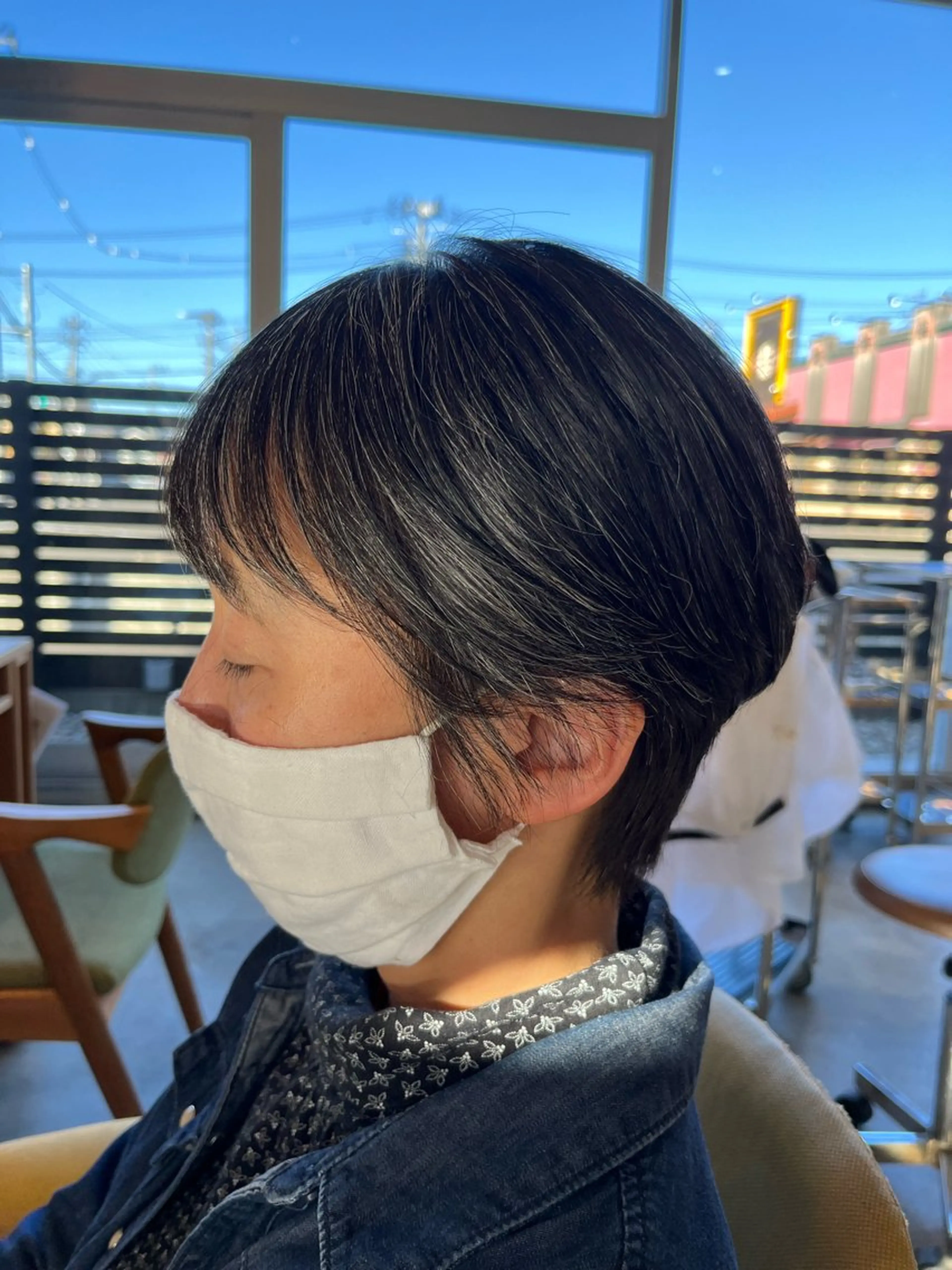 ショート レイヤーカット カット 長南 やよいのヘアスタイル