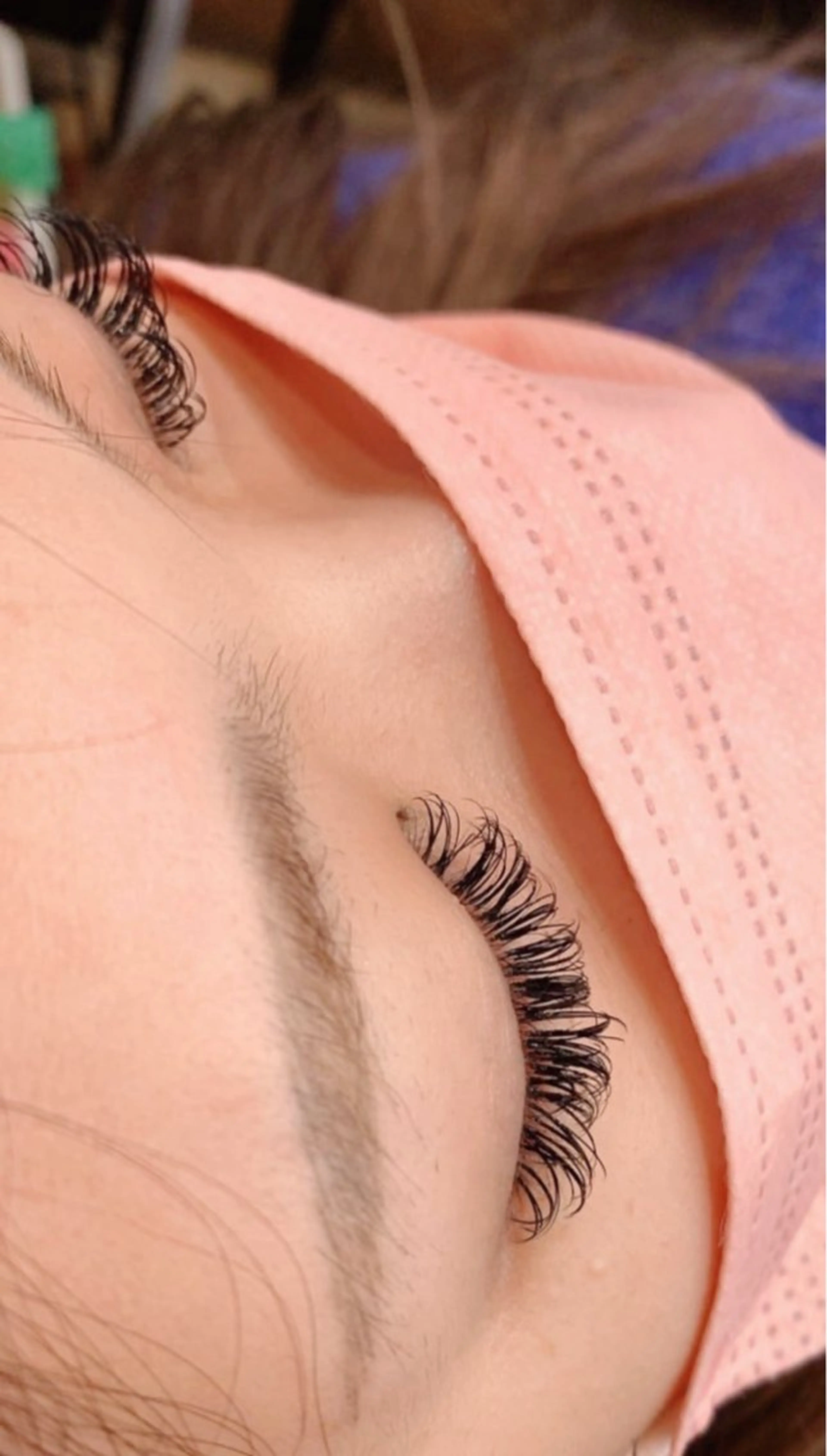 シングルマツエク100本の写真