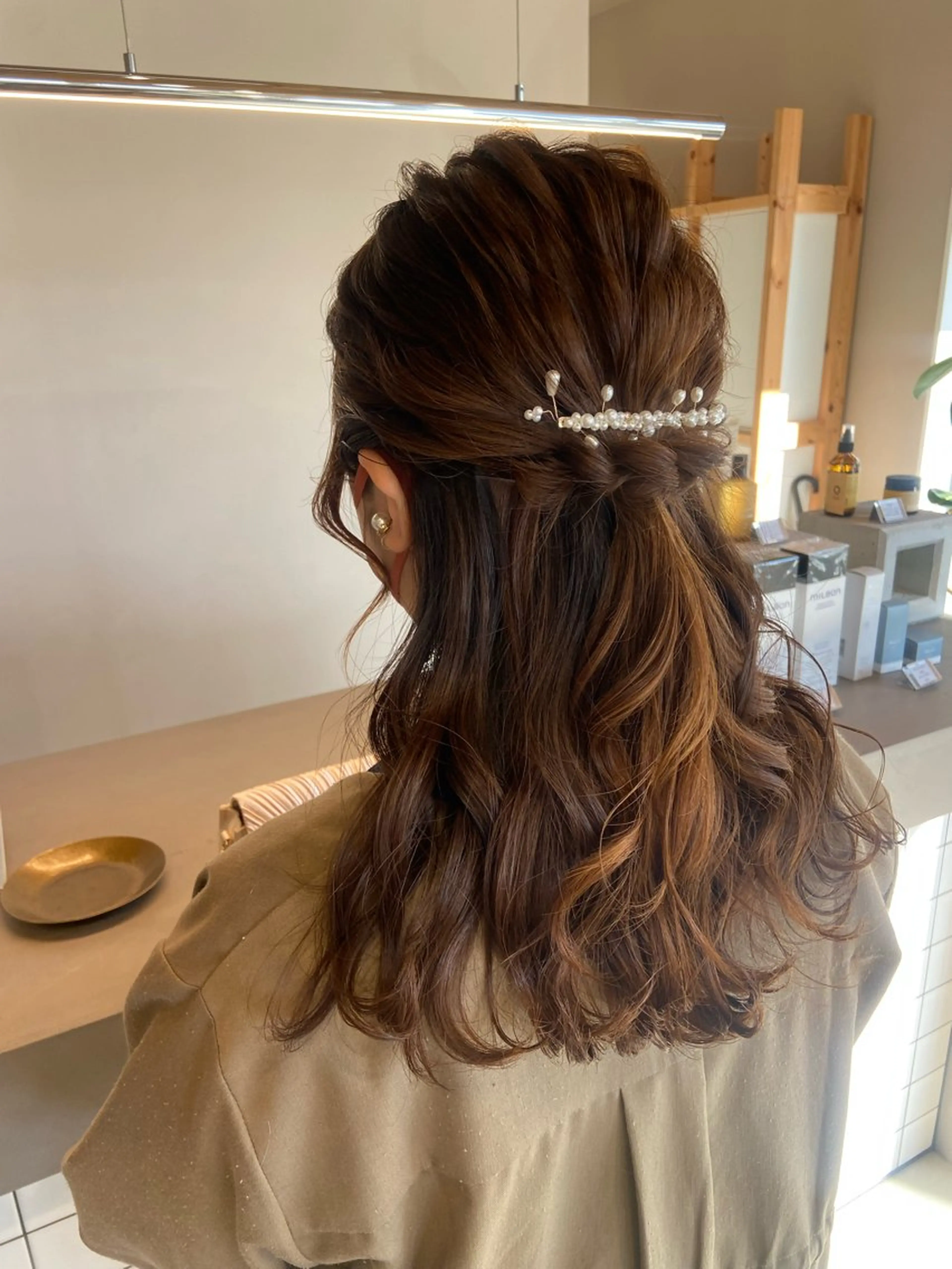 セミロング ヘアアレンジ haruki所属・. nozomiのヘアスタイル