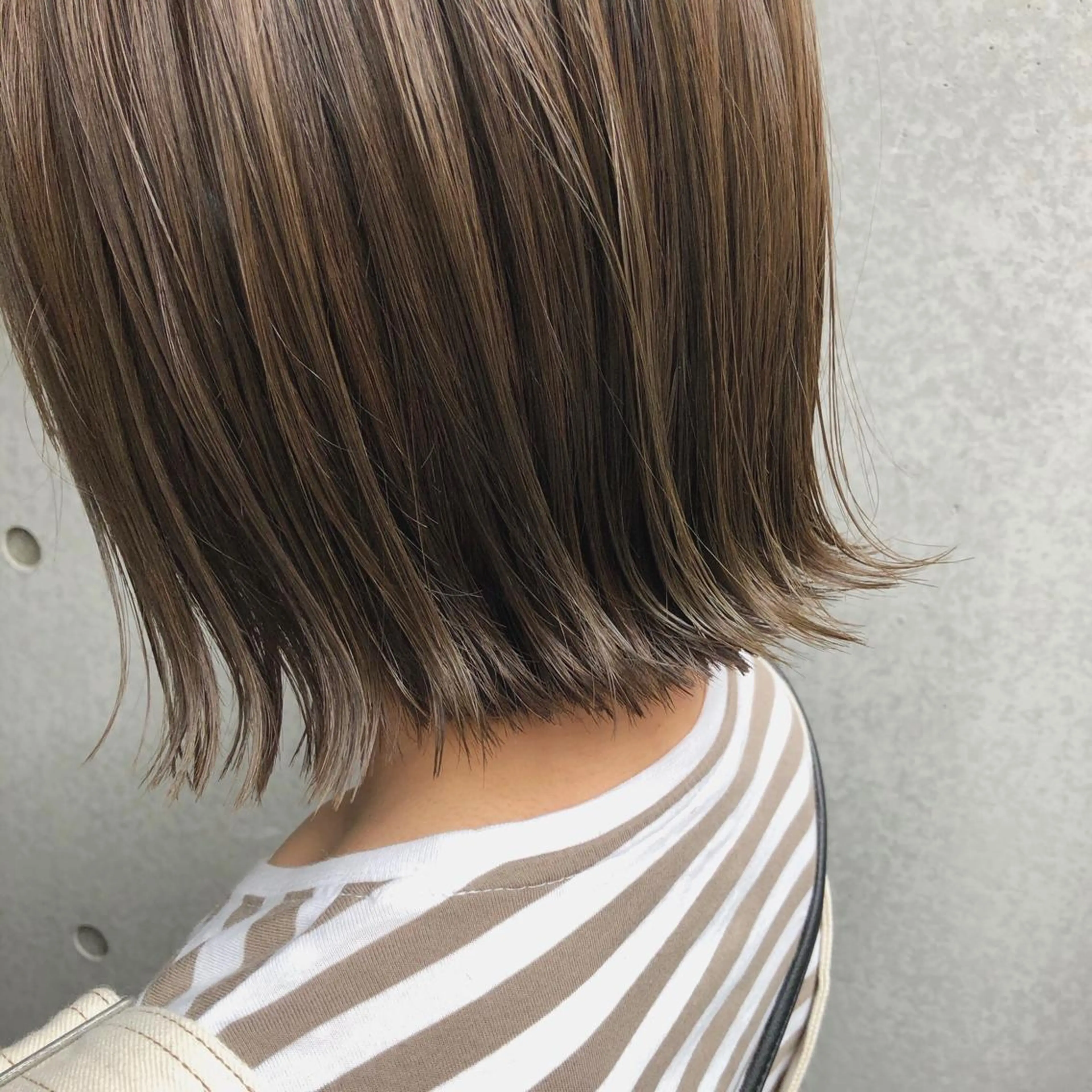 ミディアム カラー 🤎ベージュカラー 🐶メンズパーマのヘアスタイル