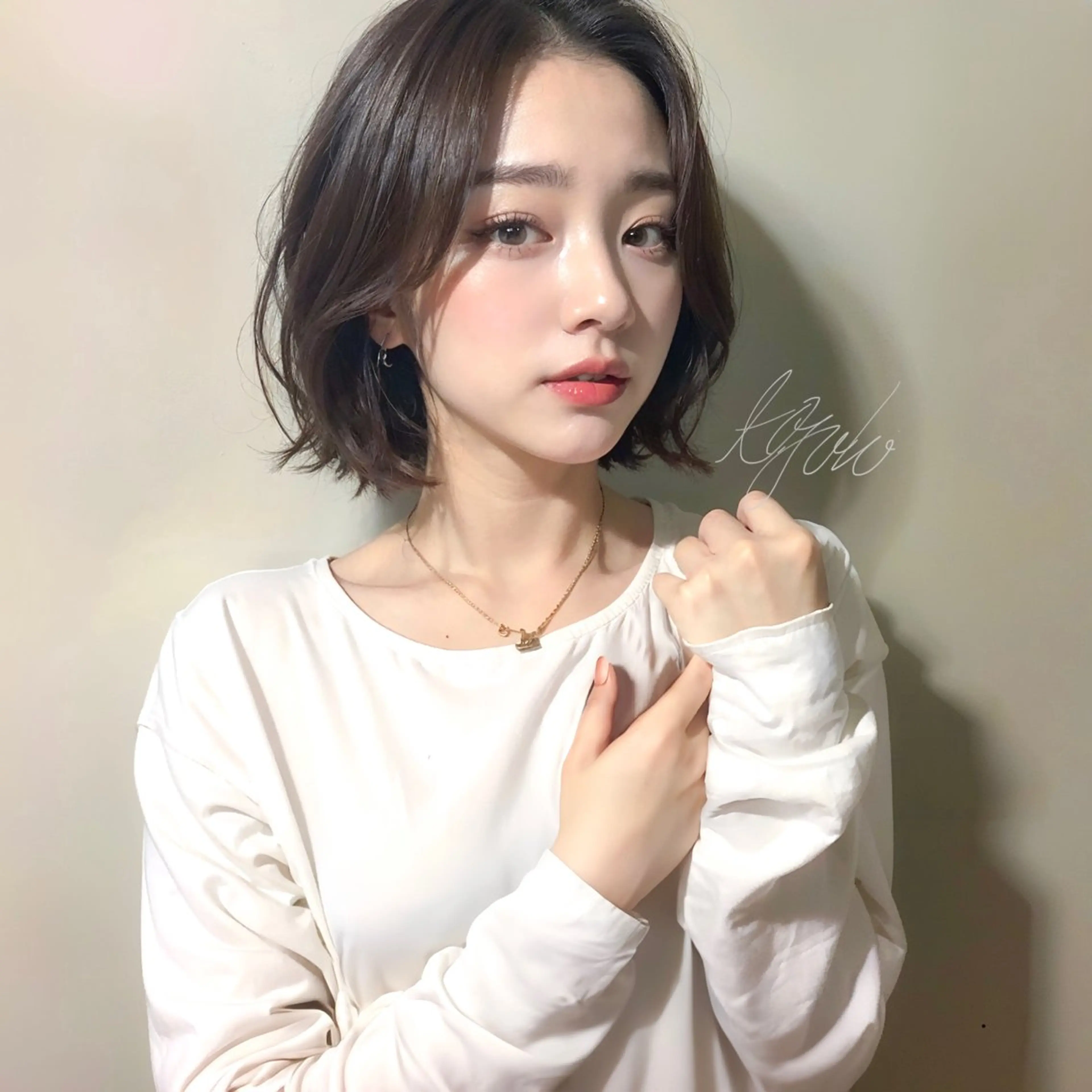 ミディアム カラー カット トリートメント 💗艶×髪改善カラー 特化💗AYAKIのヘアスタイル