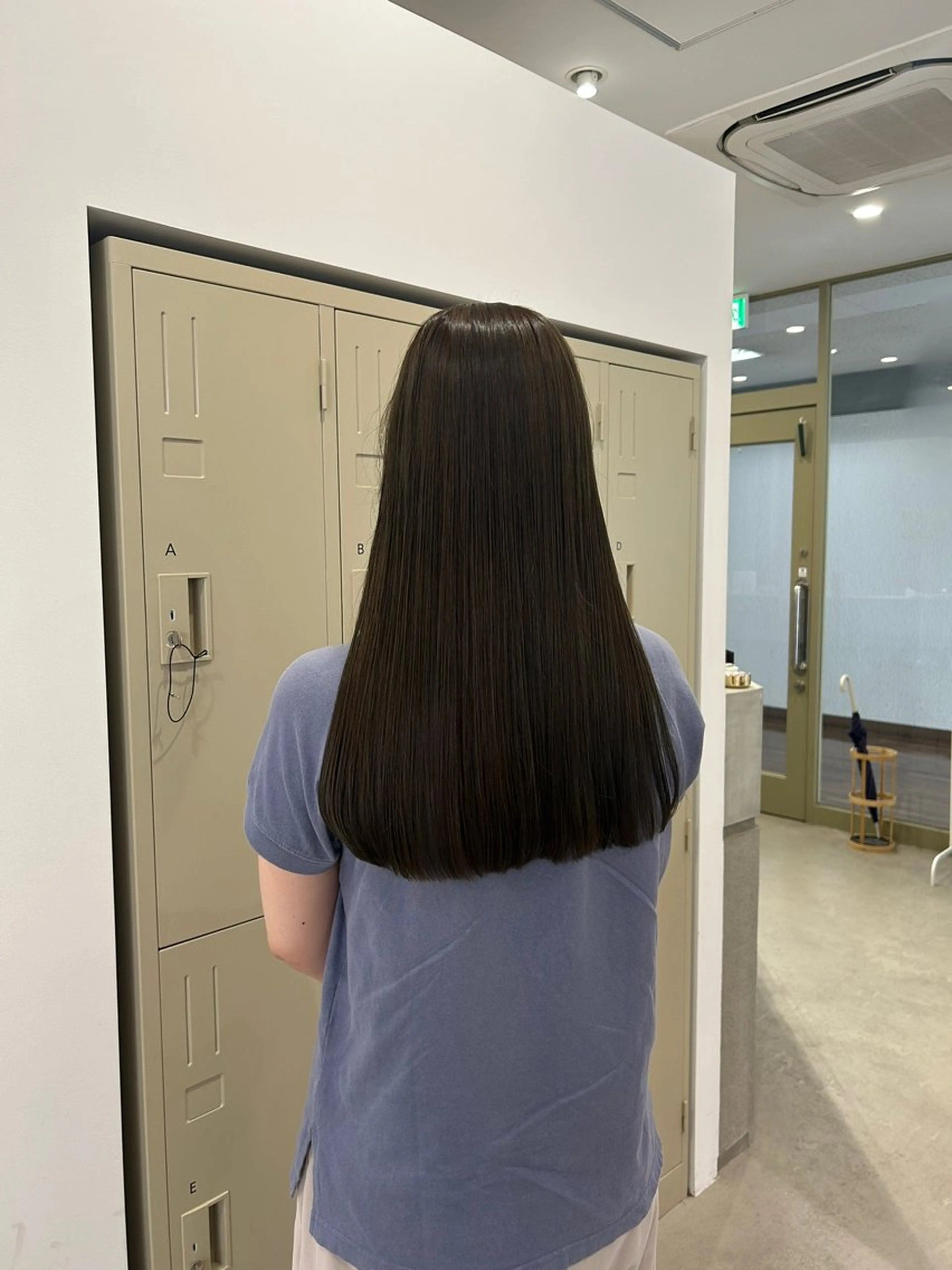 ロング カラー カット ヘアカラー トリートメント 戸田 望月のヘアスタイル