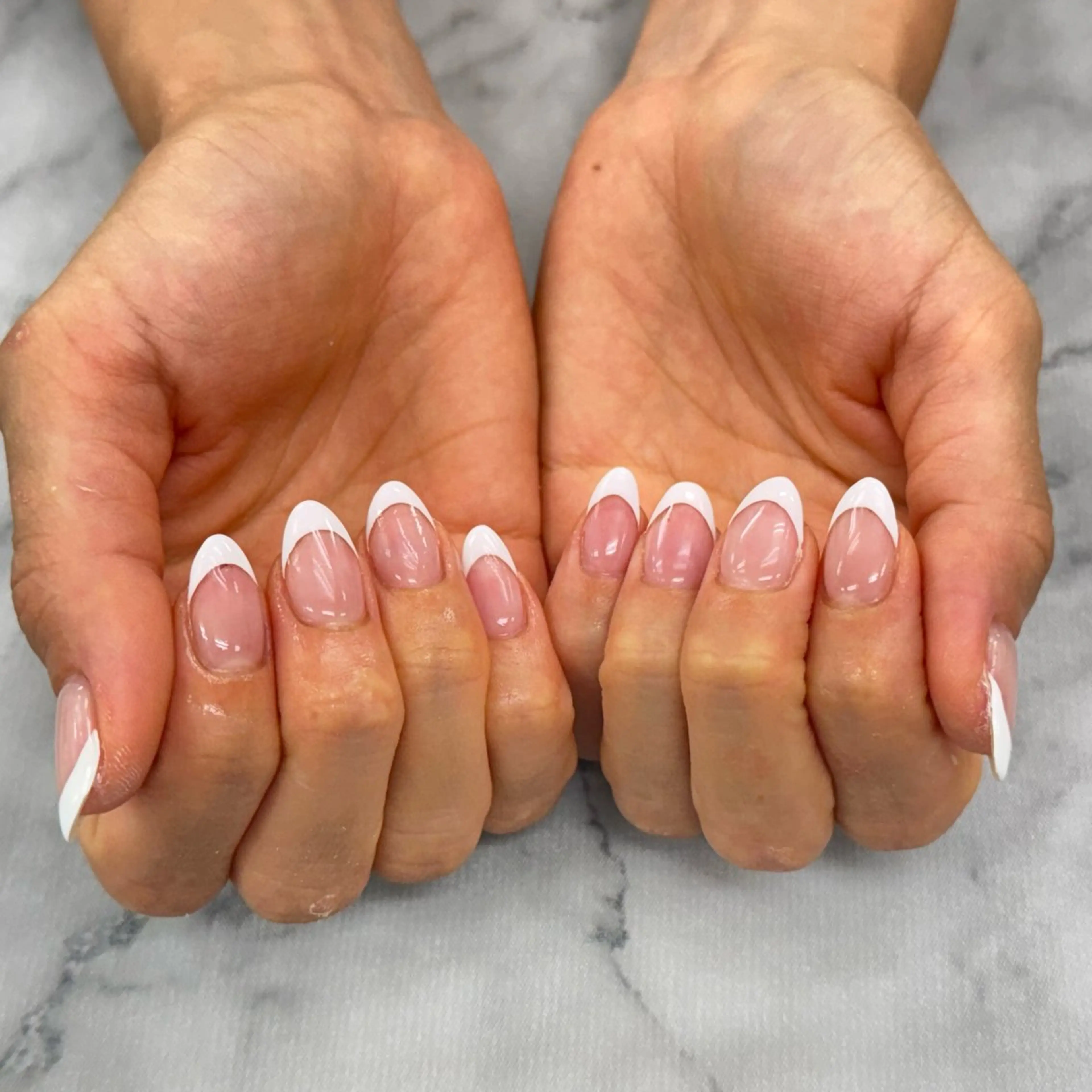 ネイル クリアネイル フレンチネイル Rich to 勝川店所属・Rich to 宮里のネイルデザイン