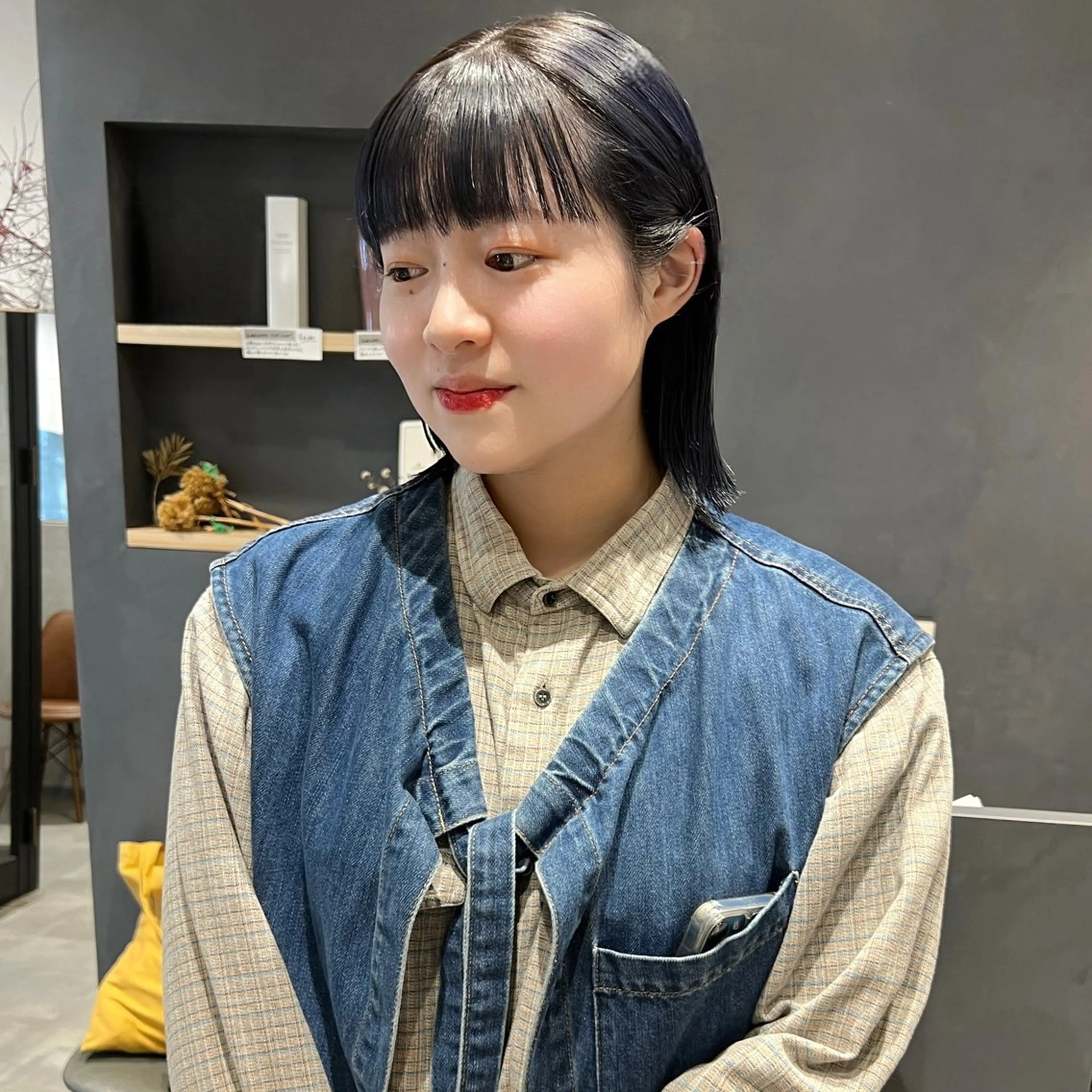 ショート カット ヘアカラー トリートメント AI TOKYO　S所属・mizuki 【韓国レイヤー】のヘアスタイル