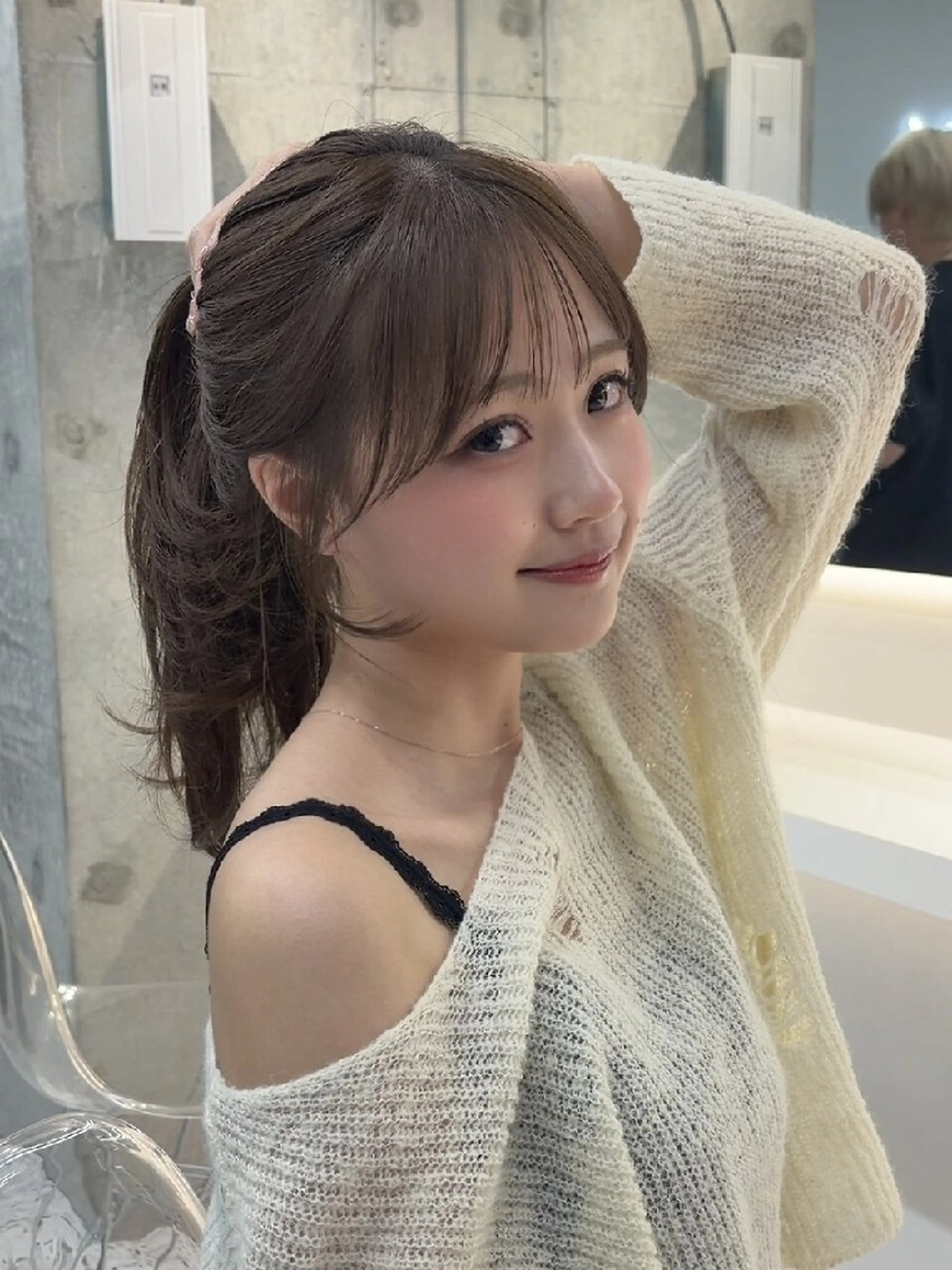 カラー ロング カット ヘアカラー トリートメント 髪質改善/韓国ヘア /透明感カラー🧸のヘアスタイル