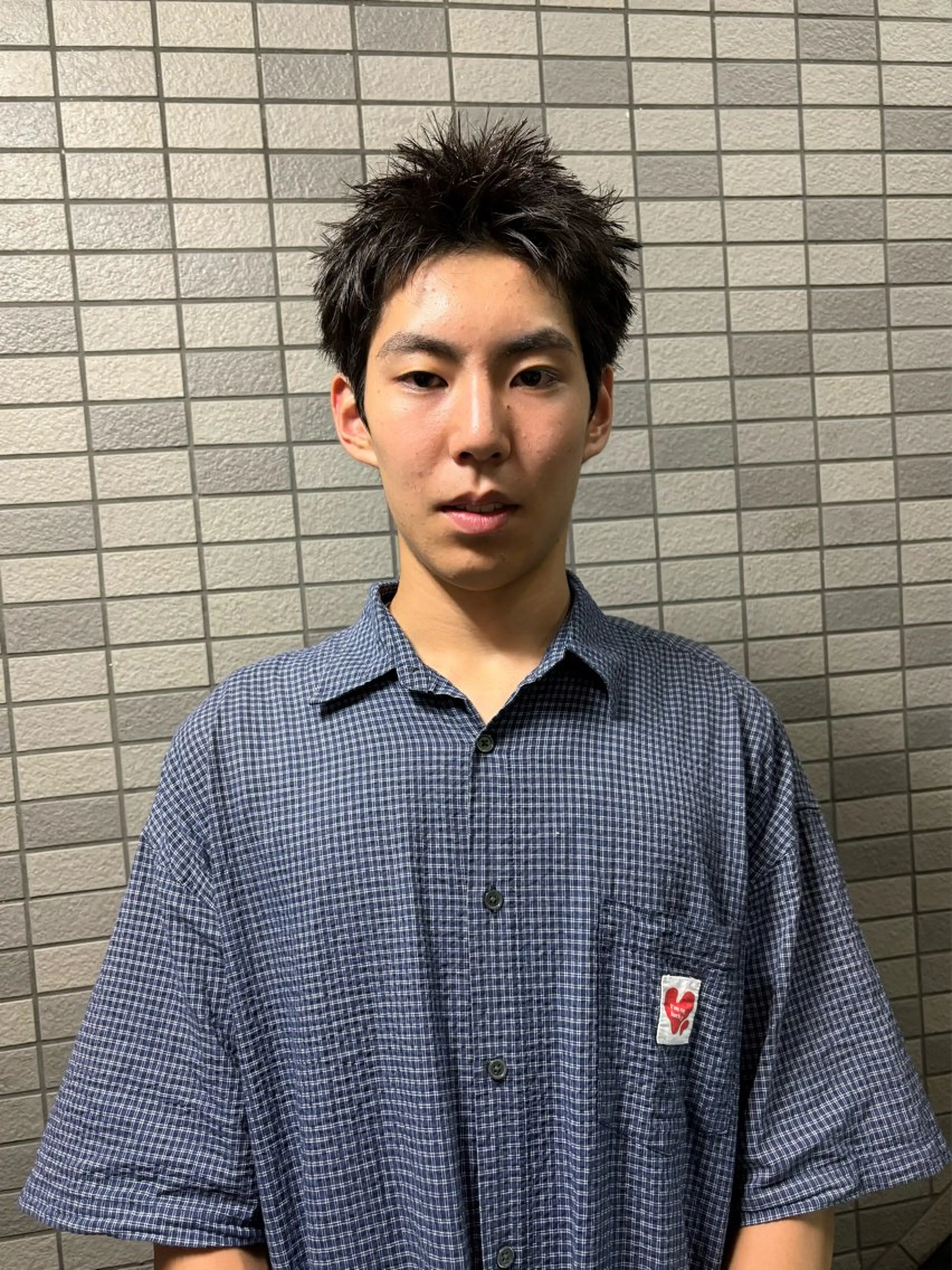 ショート パーマ メンズ メンズブリーチ メンズハイライト メンズインナーカラー メンズパーマ プードルパーマ カット charme所属・💈メンズカット ✂︎伊藤大輝💈のヘアスタイル