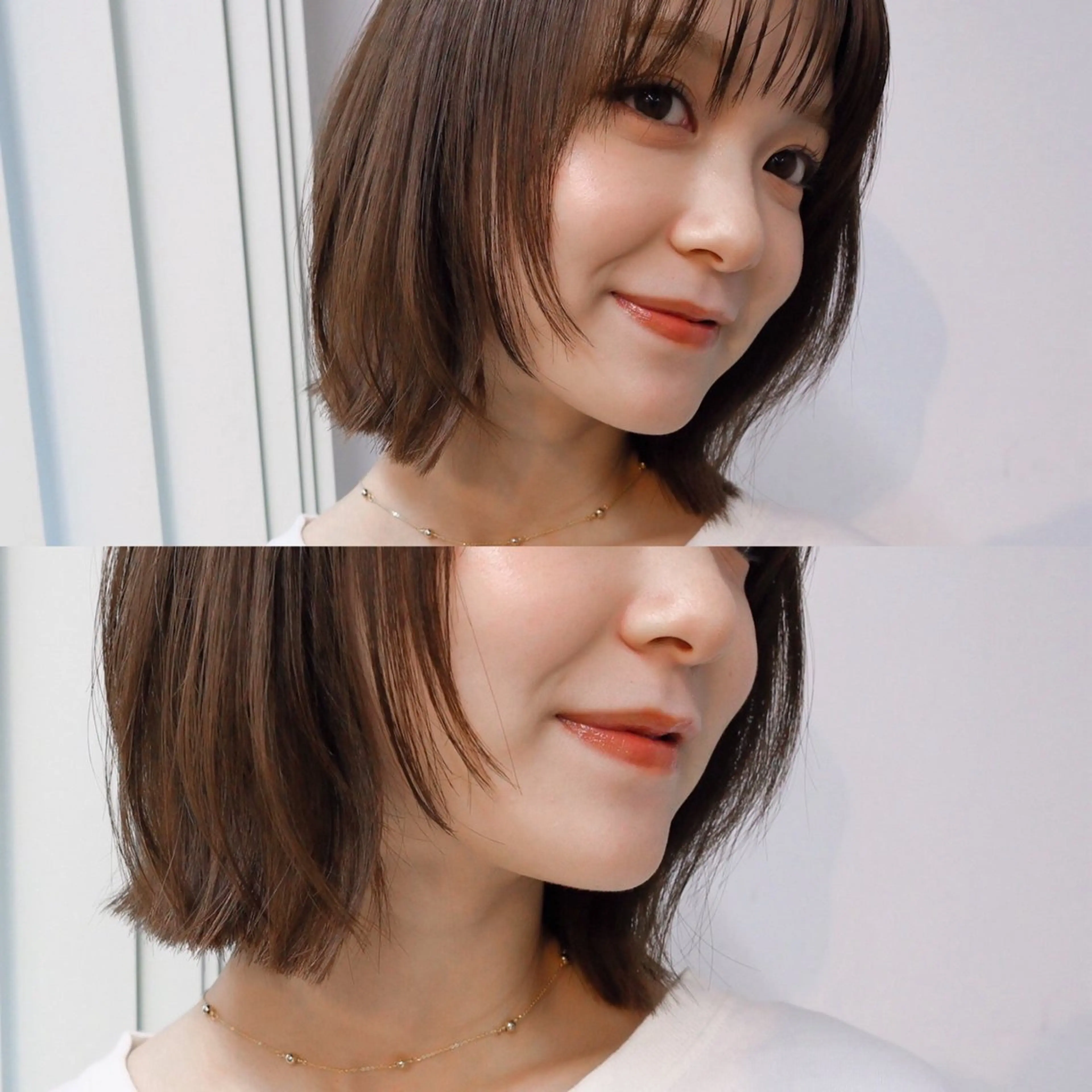 ミディアム ボブレイヤー ボブ レイヤーカット カット ヘアカラー トリートメント ボブ/ミディアム 親しみやすさ/さくらのヘアスタイル