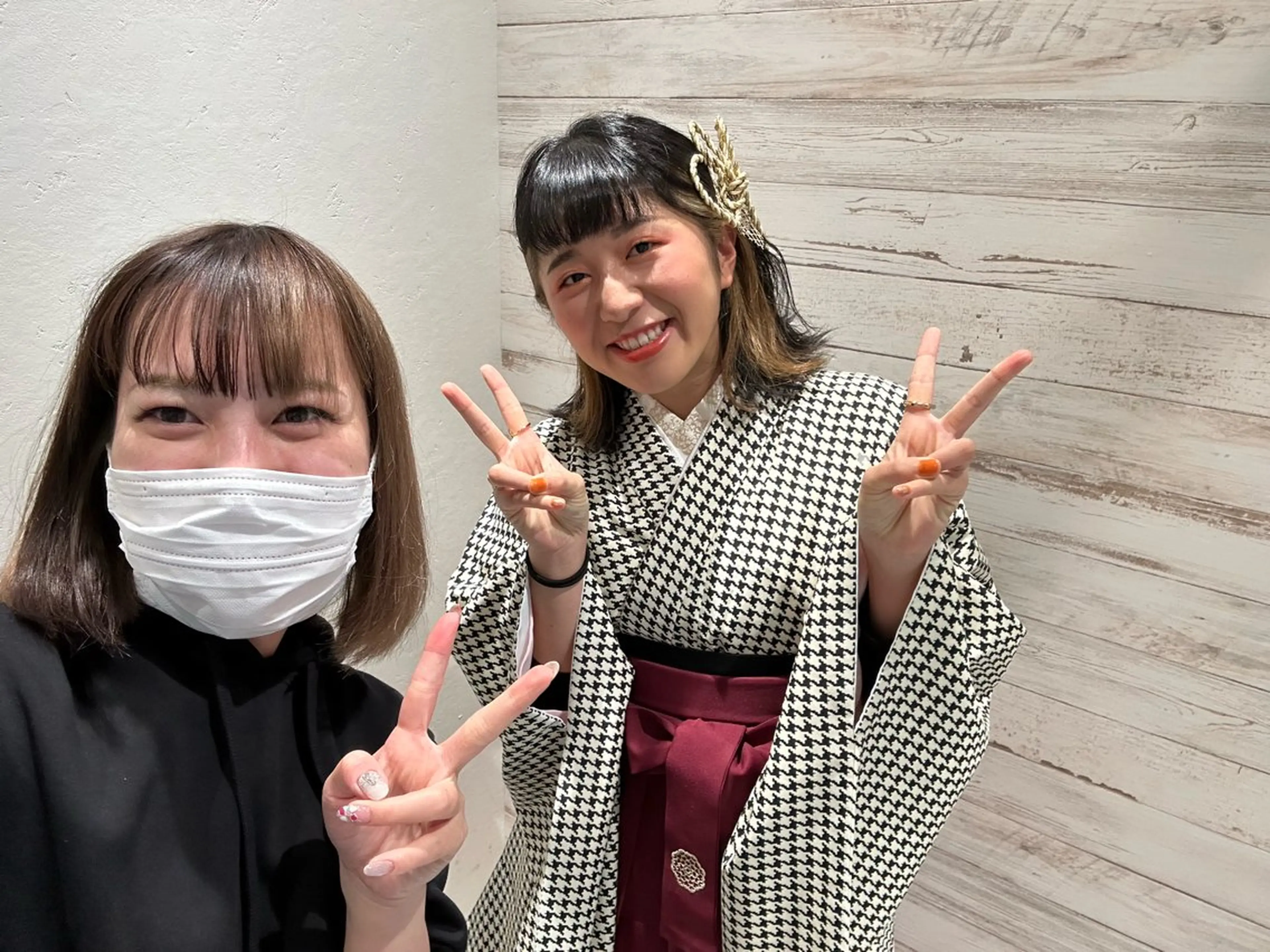 ロング カラー 卒業式のヘアスタイル 髪質改善/縮毛矯正 ツヤ髪🩷さつきのヘアスタイル