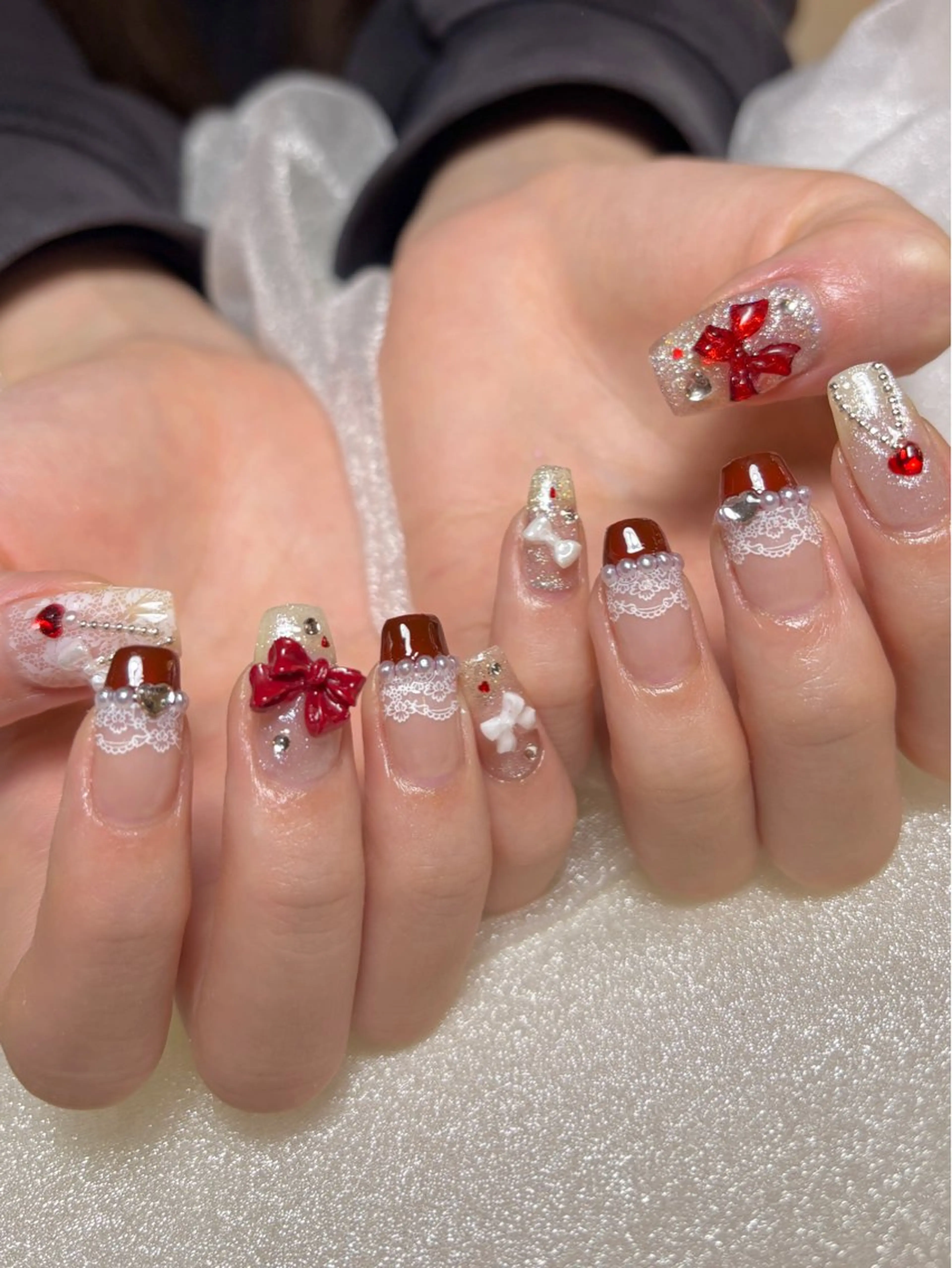 ミディアム ハンドネイル mer natsumiのネイルデザイン