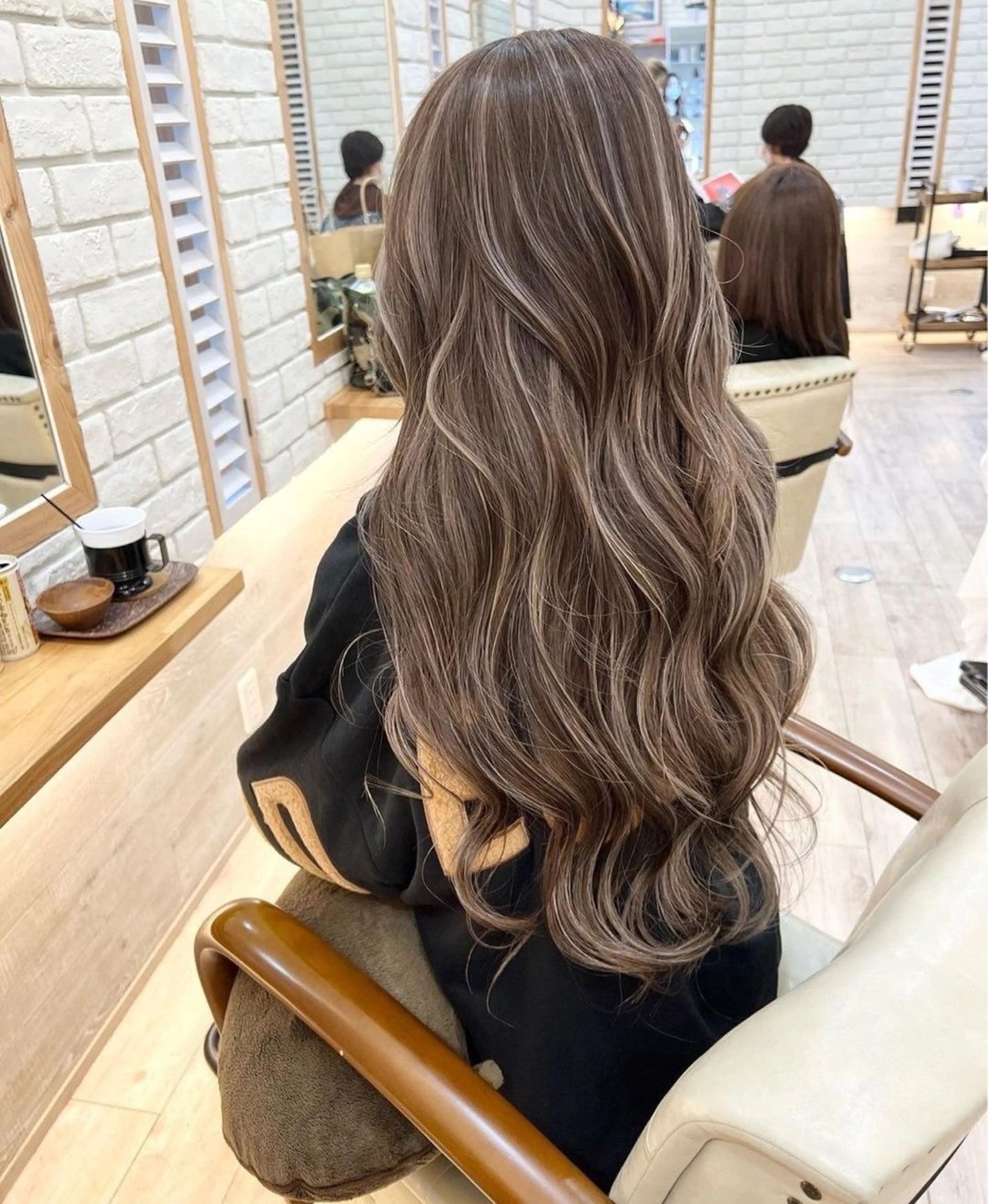 カラー Haruka 🎀暖色カラーのヘアスタイル