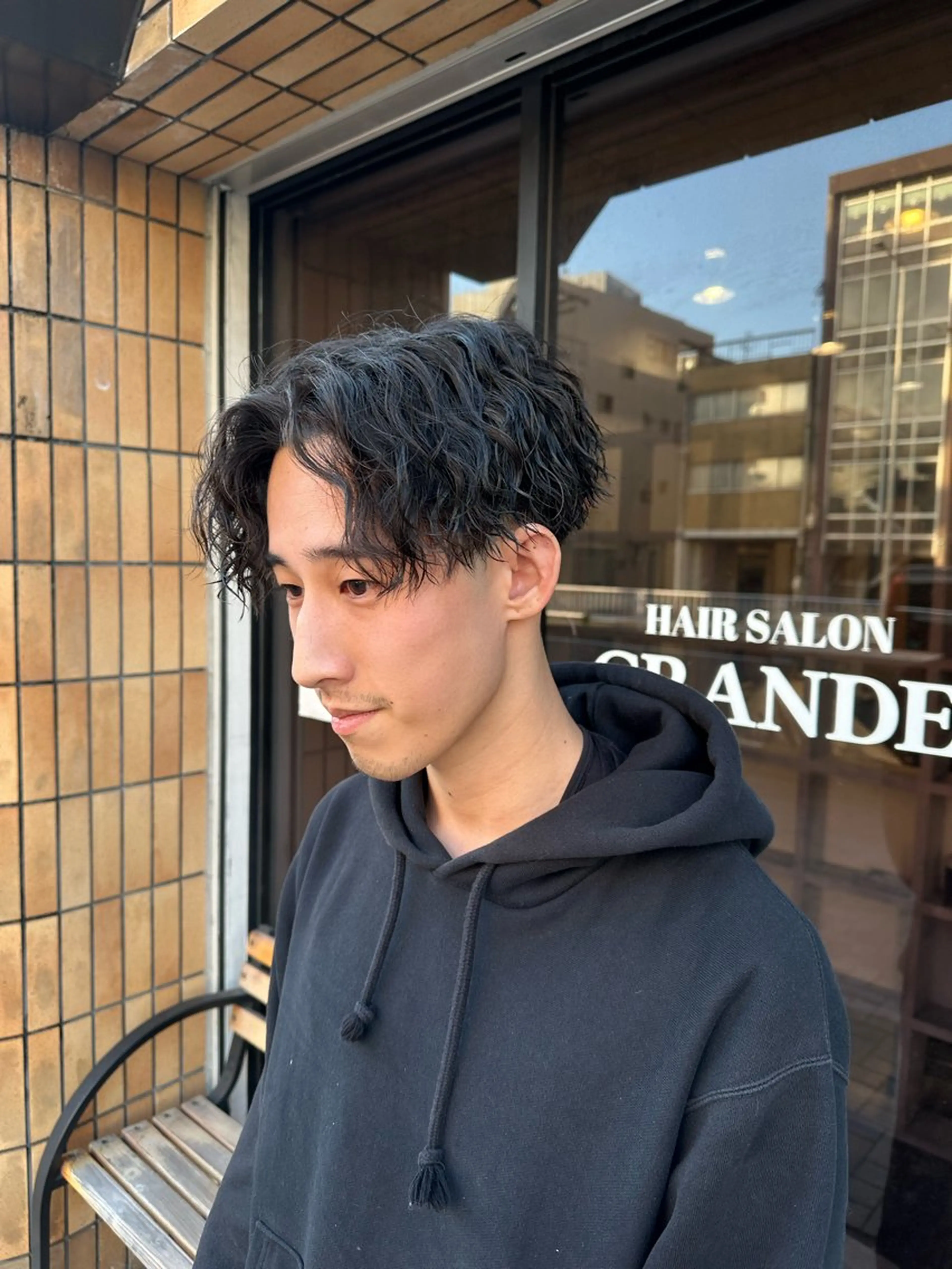 ショート ヘアアレンジ メンズ メンズパーマ カット パーマ ハヤシカズキ/カラー ✂/メンズパーマのヘアスタイル