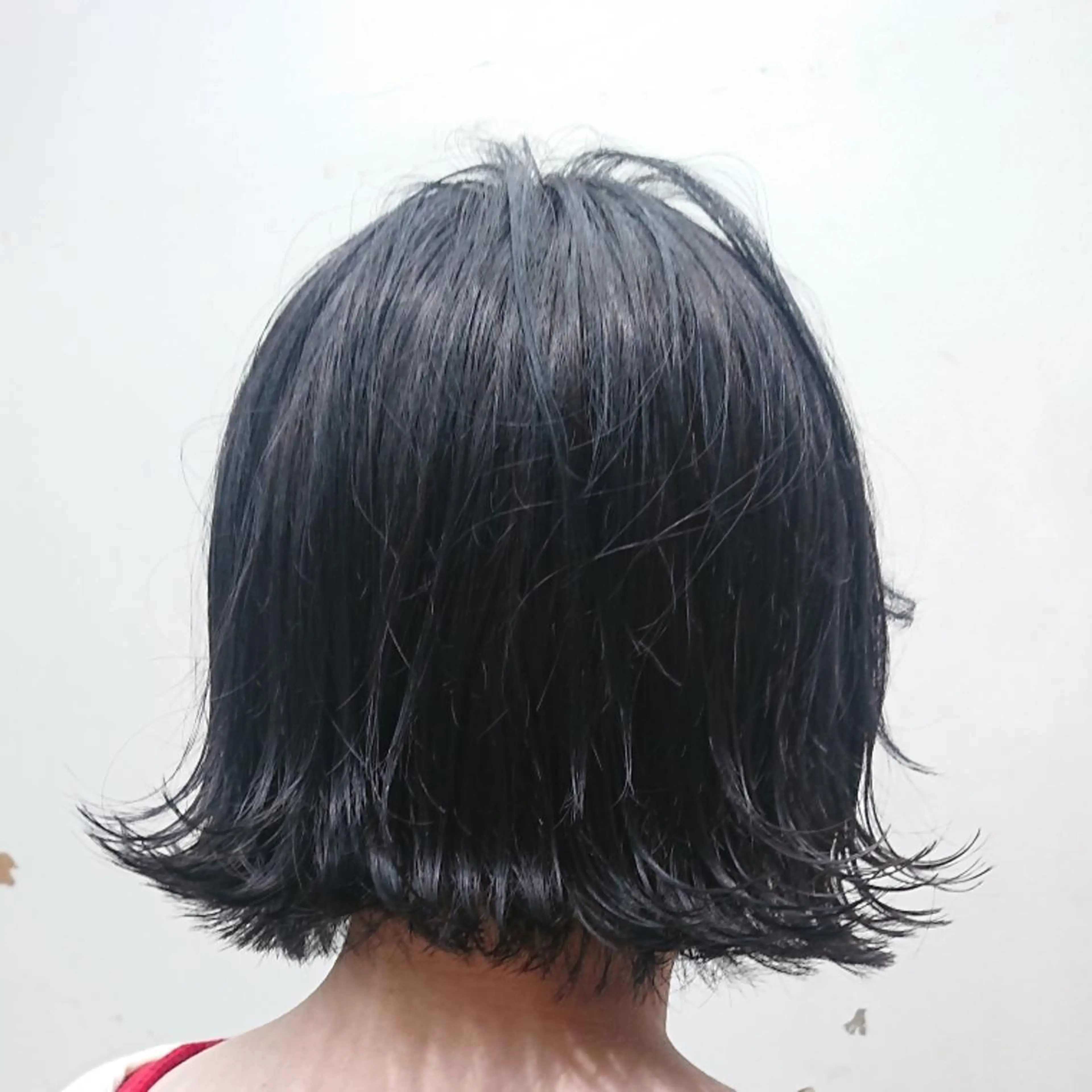 ショート カラー 切りっぱなしボブ アッシュ 透明感カラー ネイビーカラー ボブ カット ヘアカラー AKAMEE 表参道所属・✨360°褒められ ヘア✨️井上雄輝のヘアスタイル