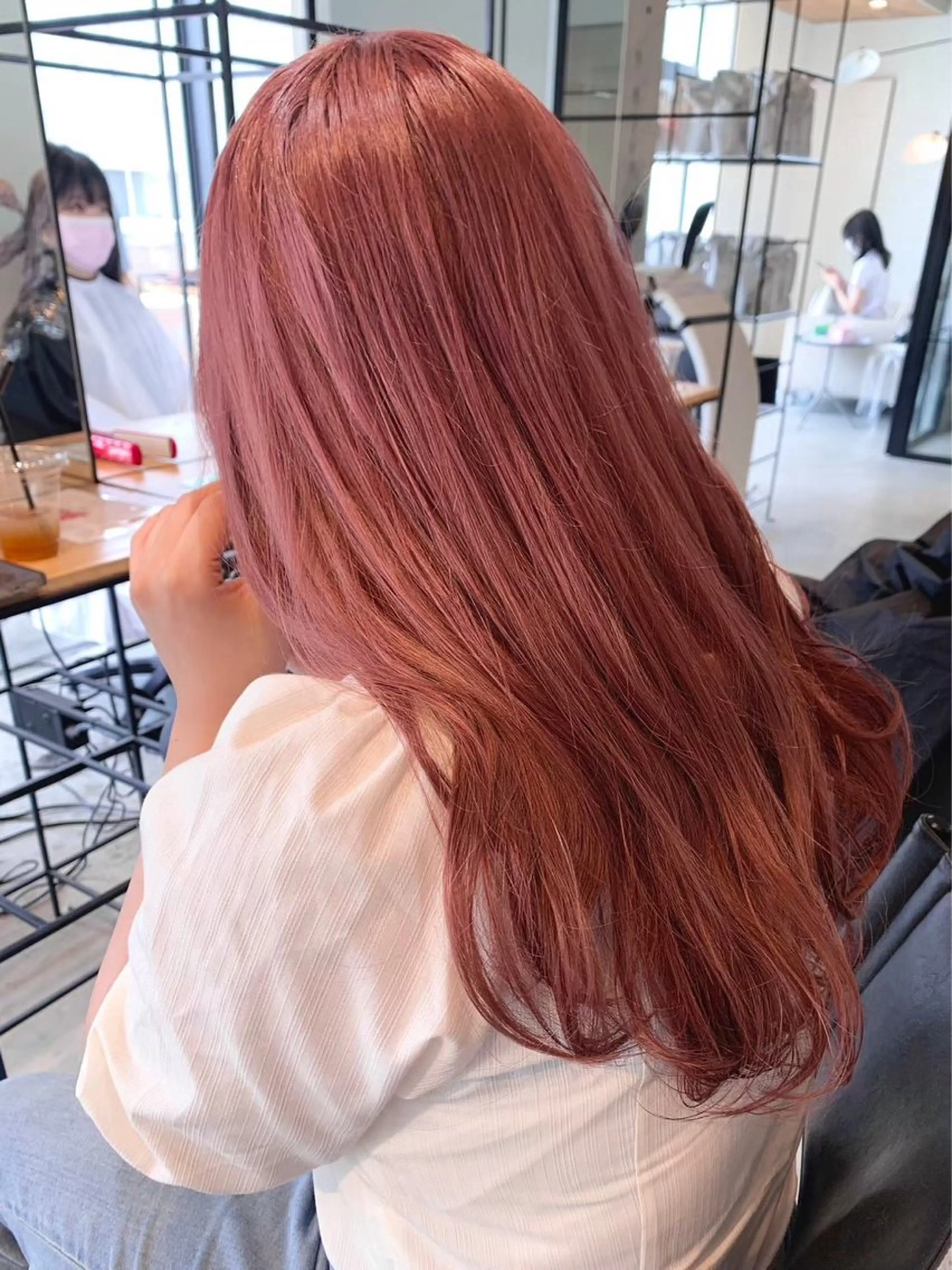 ロング カラー カット ヘアカラー トリートメント 柔らかベージュ🩰/ 新潟駅/くるみのヘアスタイル