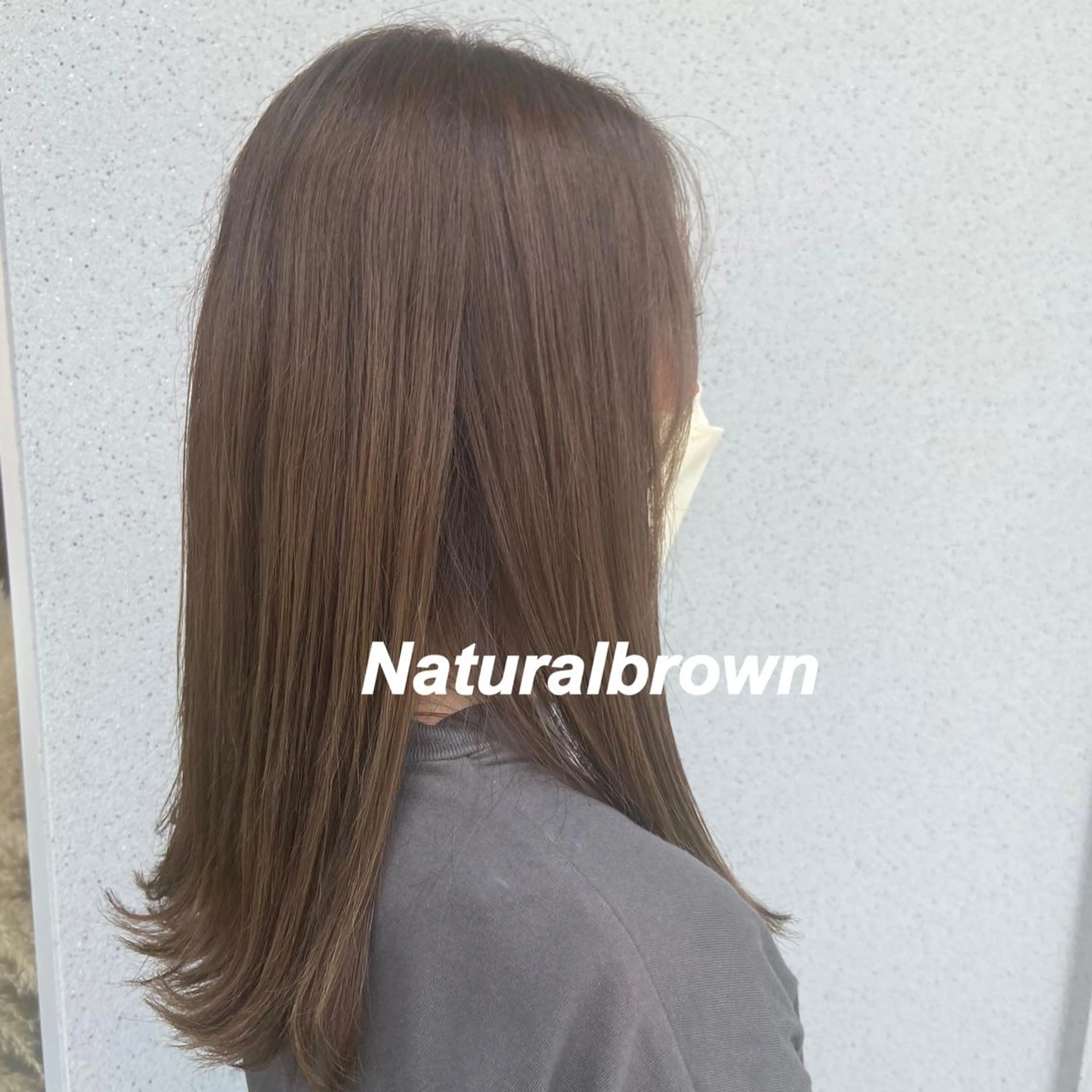 セミロング カット ヘアカラー プルエクステ/インナ ーカラー🦊はるなのヘアスタイル