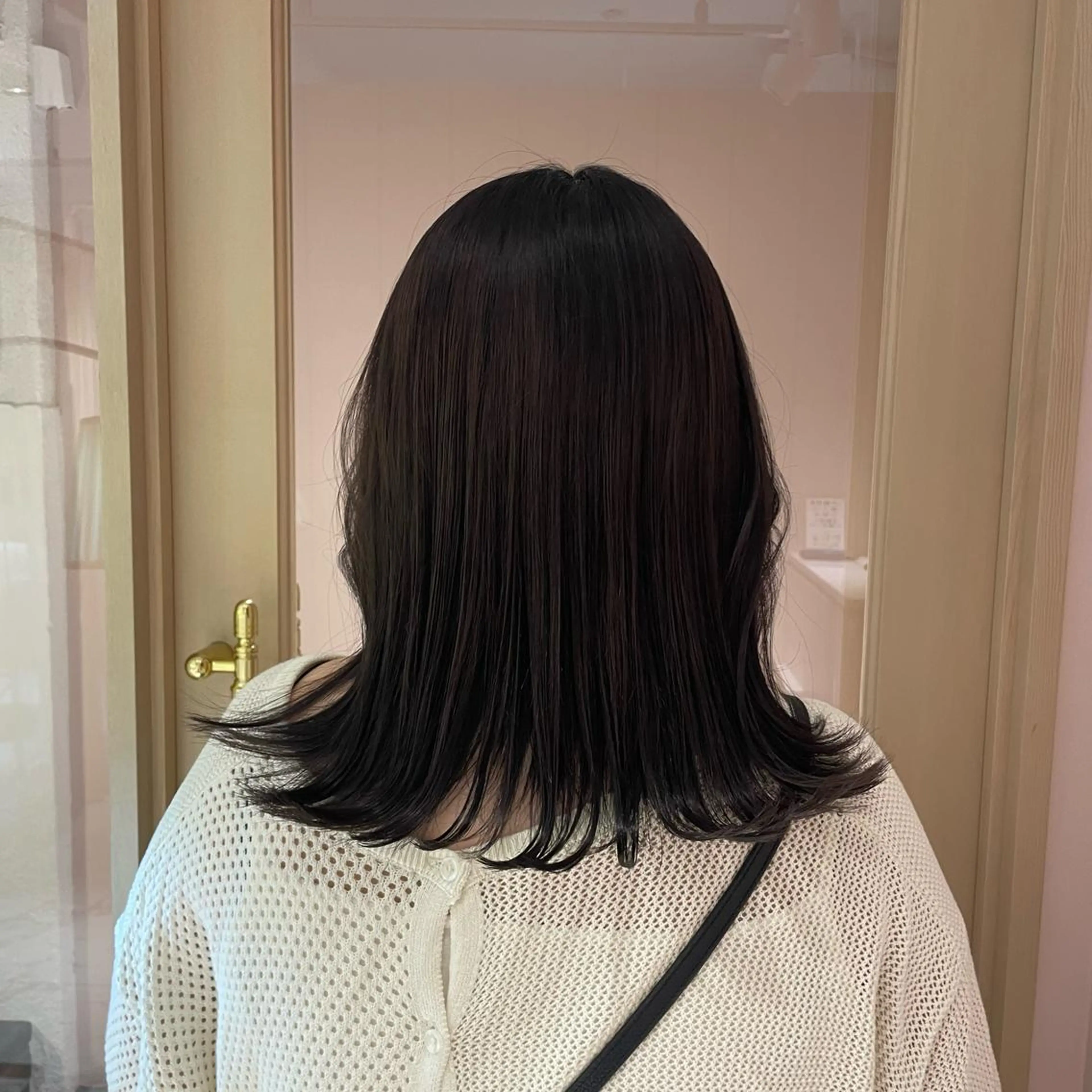 ミディアム カット ヘアカラー トリートメント ヘッドスパ マホ/日吉/髪質改善 /レイヤー/ガーリーのヘアスタイル