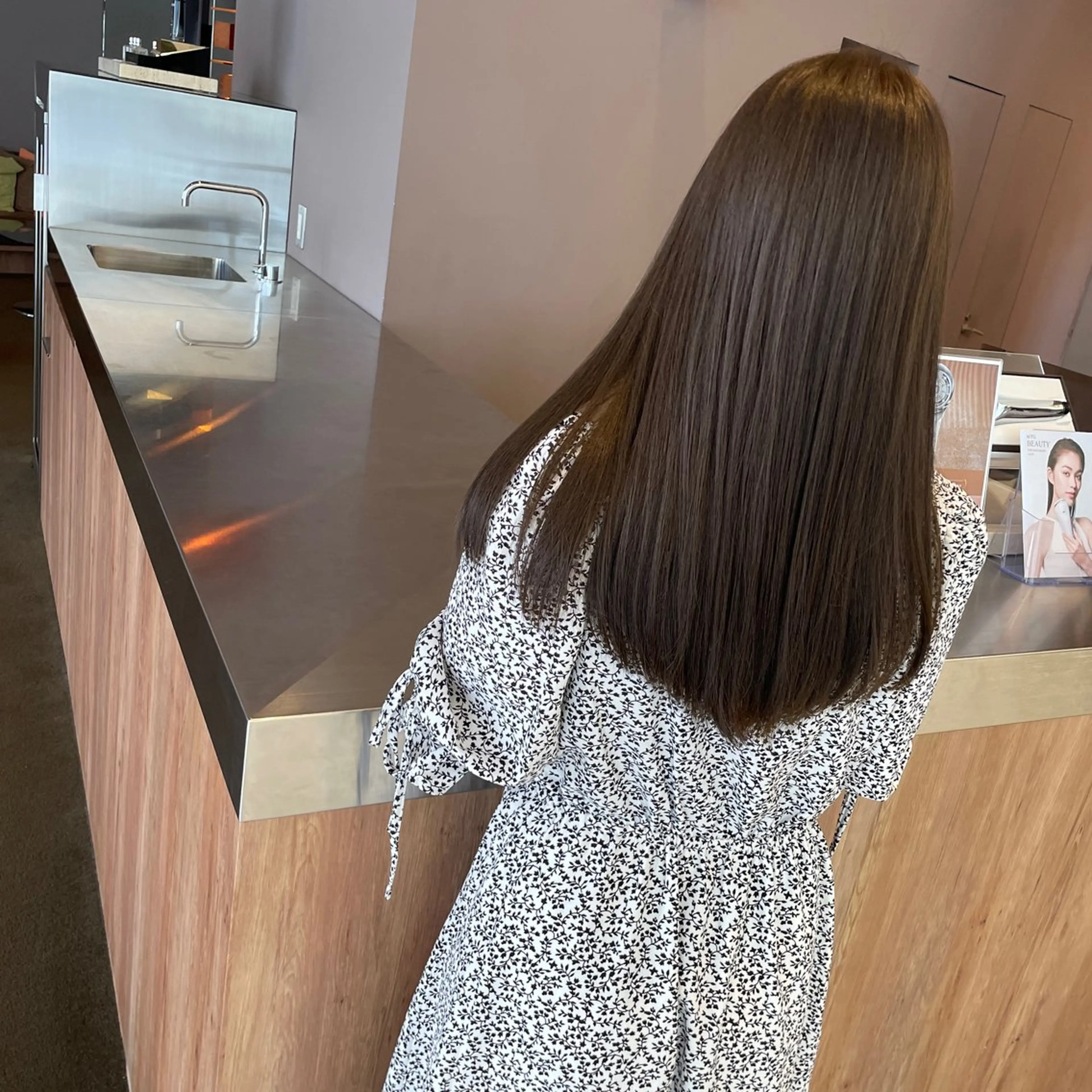 ロング カット 縮毛矯正 髪質改善🫧イチカワ アリサ🫧のヘアスタイル