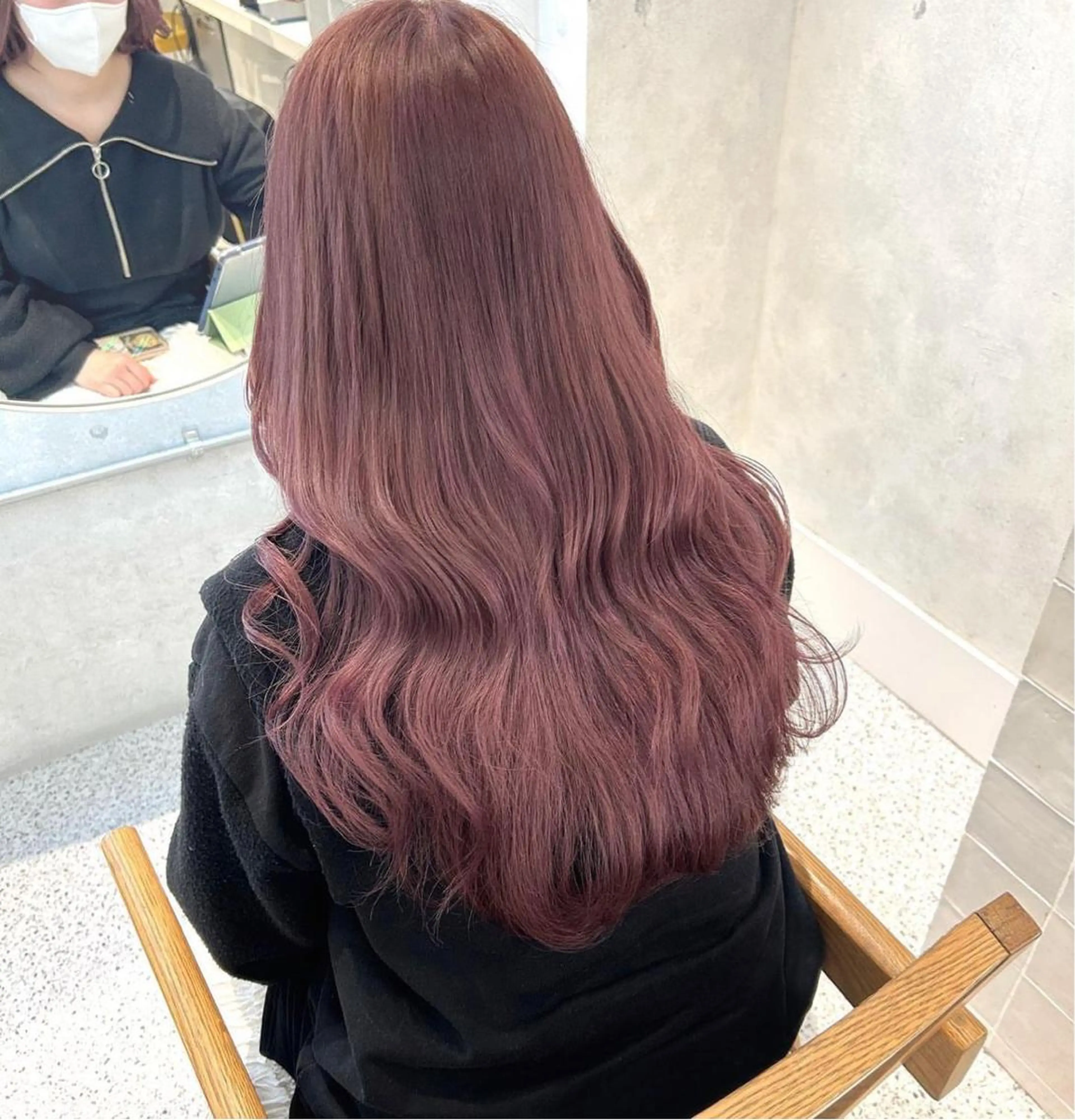 セミロング カラー 透明感カラー🪡🤍 nanao🤍🪡のヘアスタイル