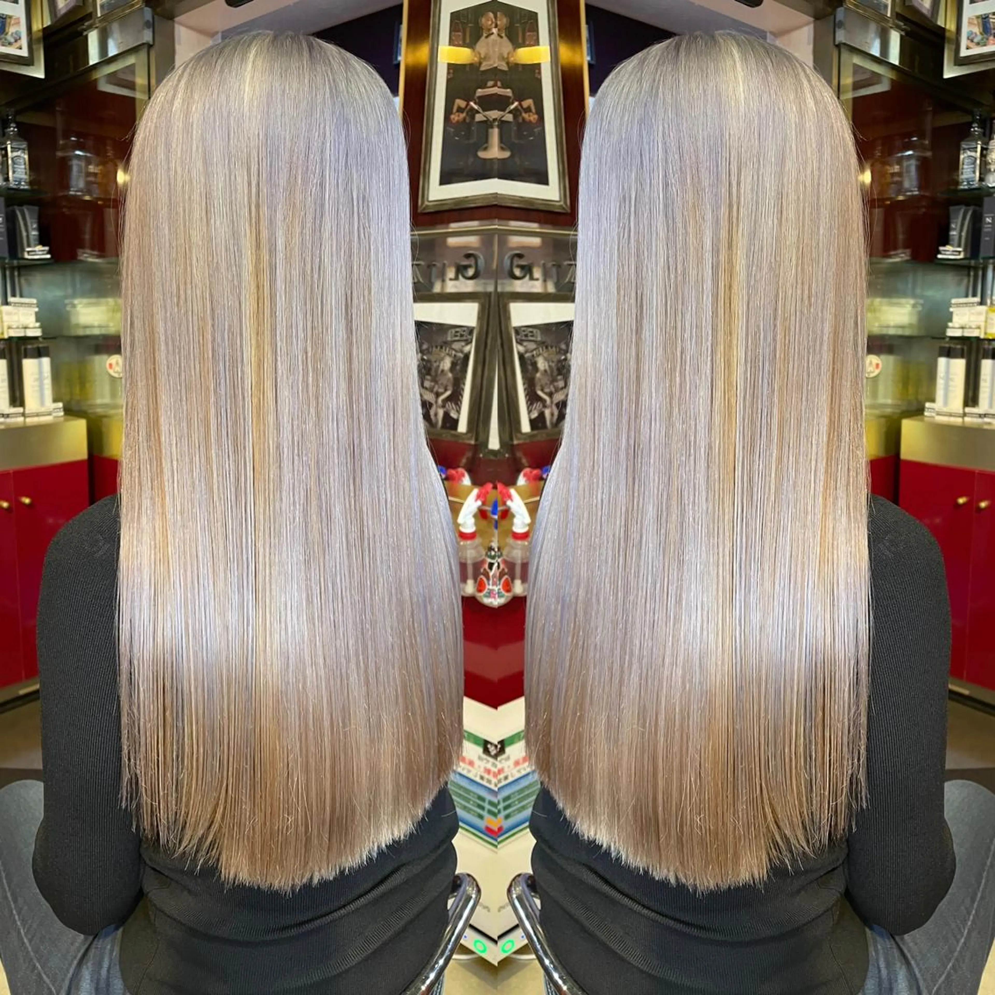 ロング カラー ダブルカラー 👑派手髪/カット 👑ANRYのヘアスタイル