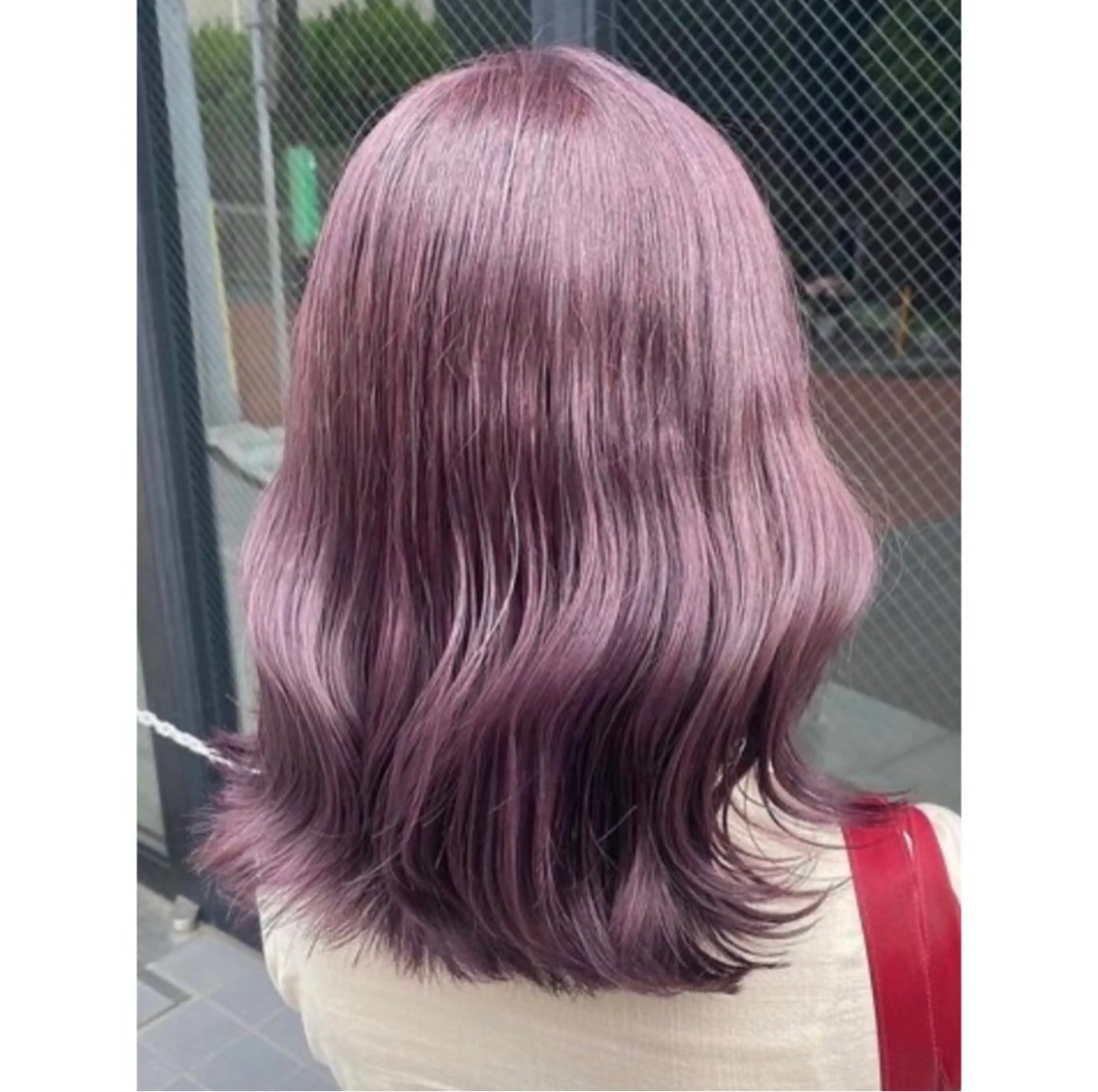 ミディアム カラー ラベンダーカラー ラベンダーピンク ピンクカラー 💖ブリーチ/暖色 𝐘𝐮𝐢💖のヘアスタイル