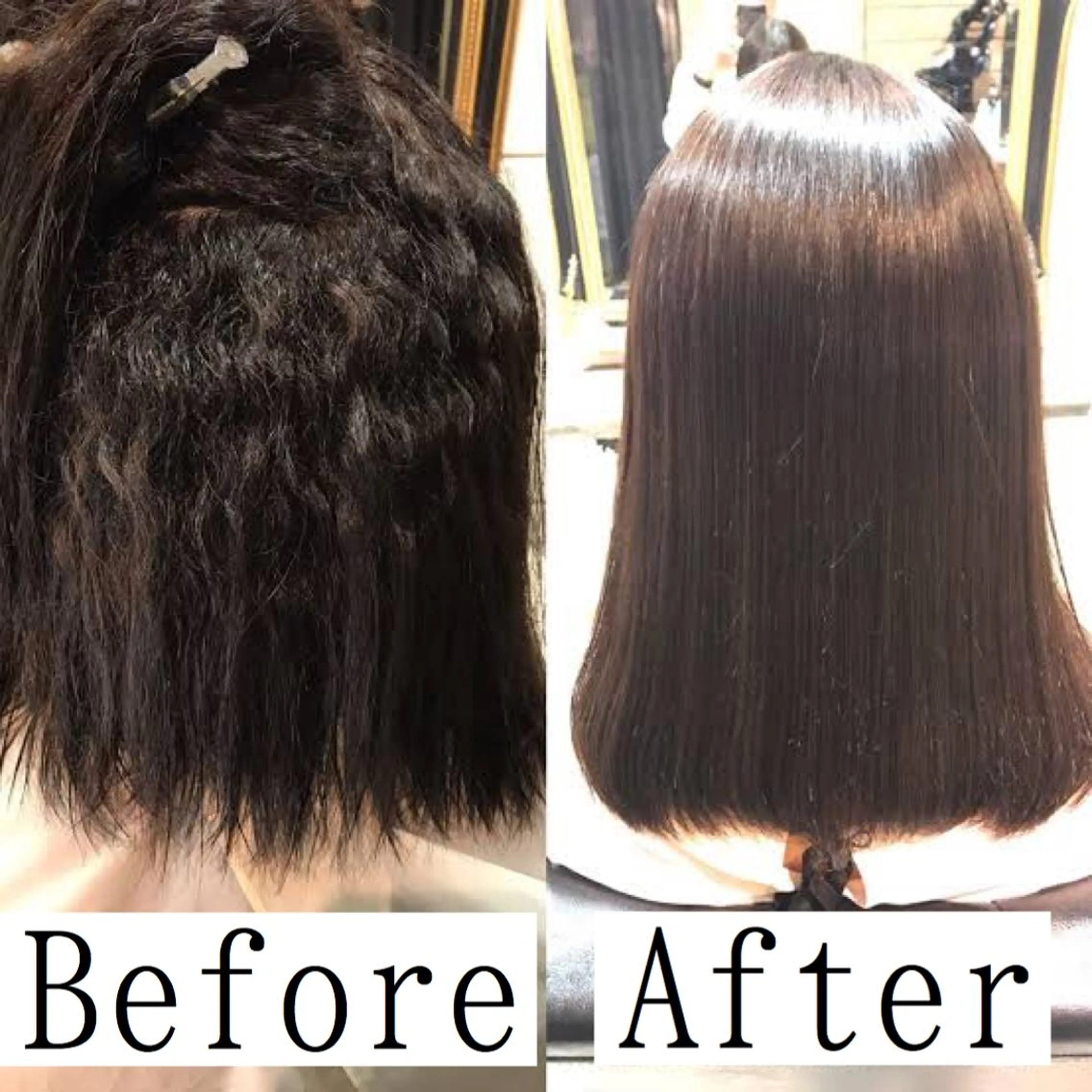 ミディアム 縮毛矯正 カット 縮毛矯正 トリートメント 🌟ショート/シ ョートボブ/岡田🌟のヘアスタイル