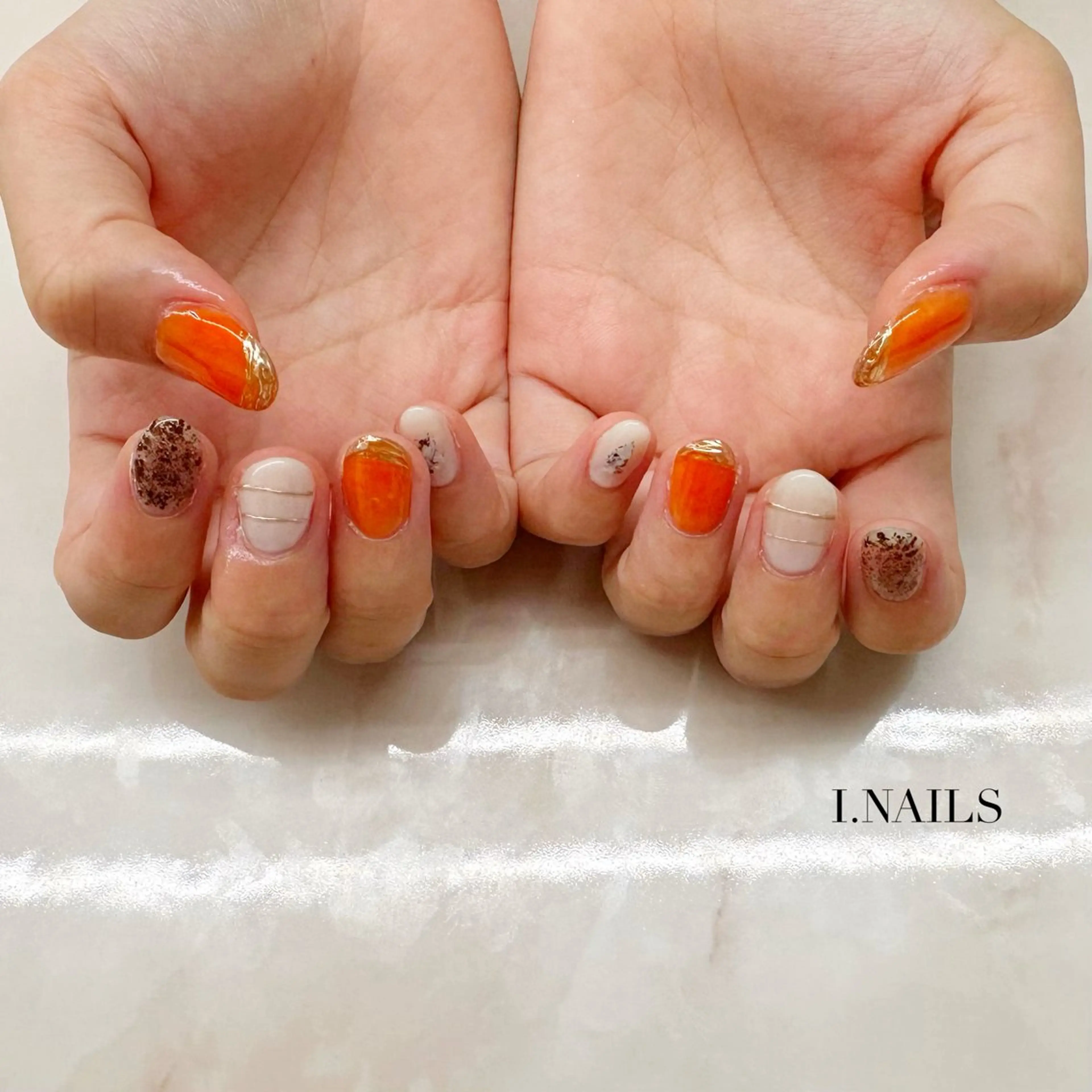 ネイル アイネイルズ所属・早川 梓のネイルデザイン