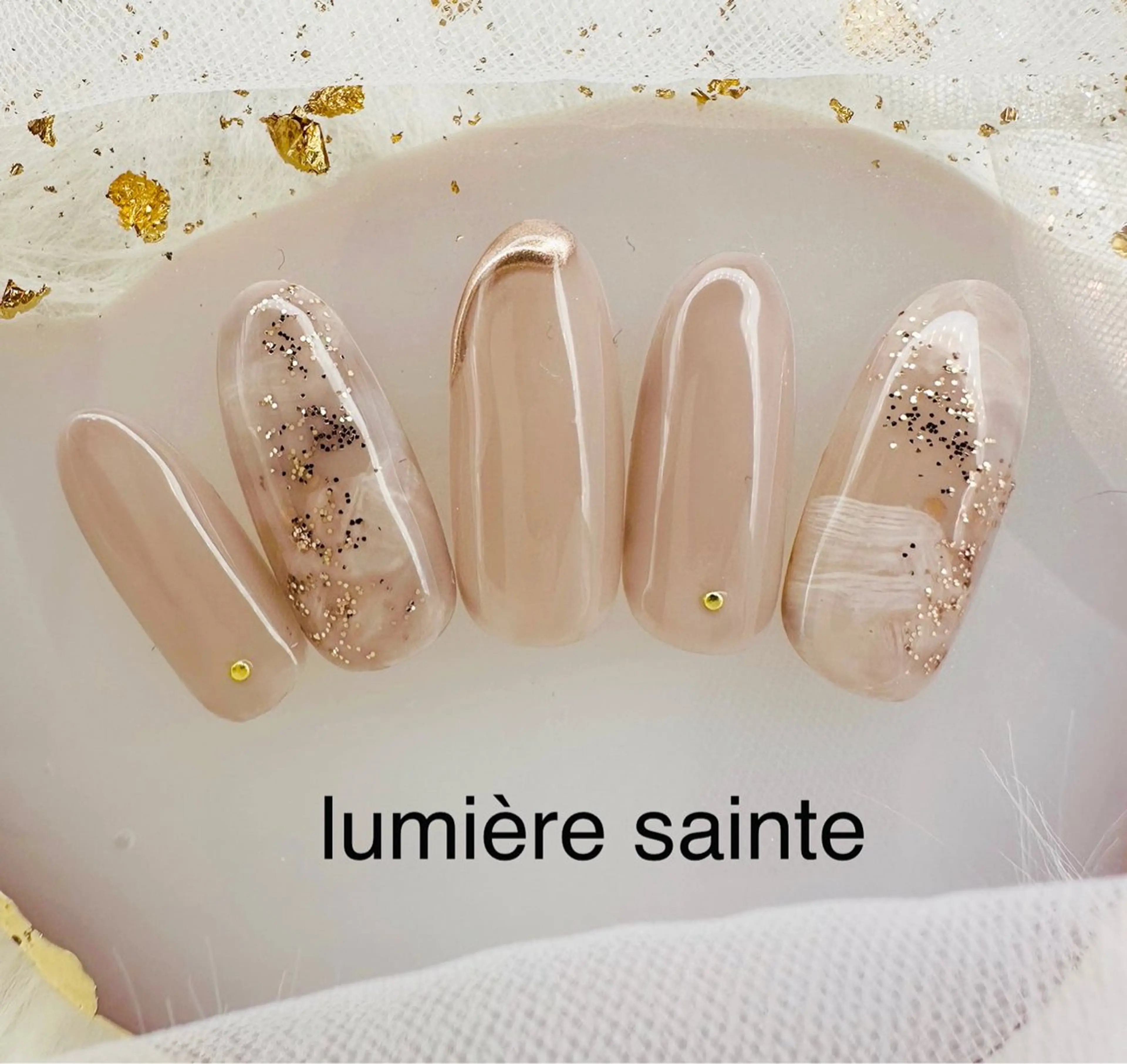 ネイル lumière saintenailのネイルデザイン