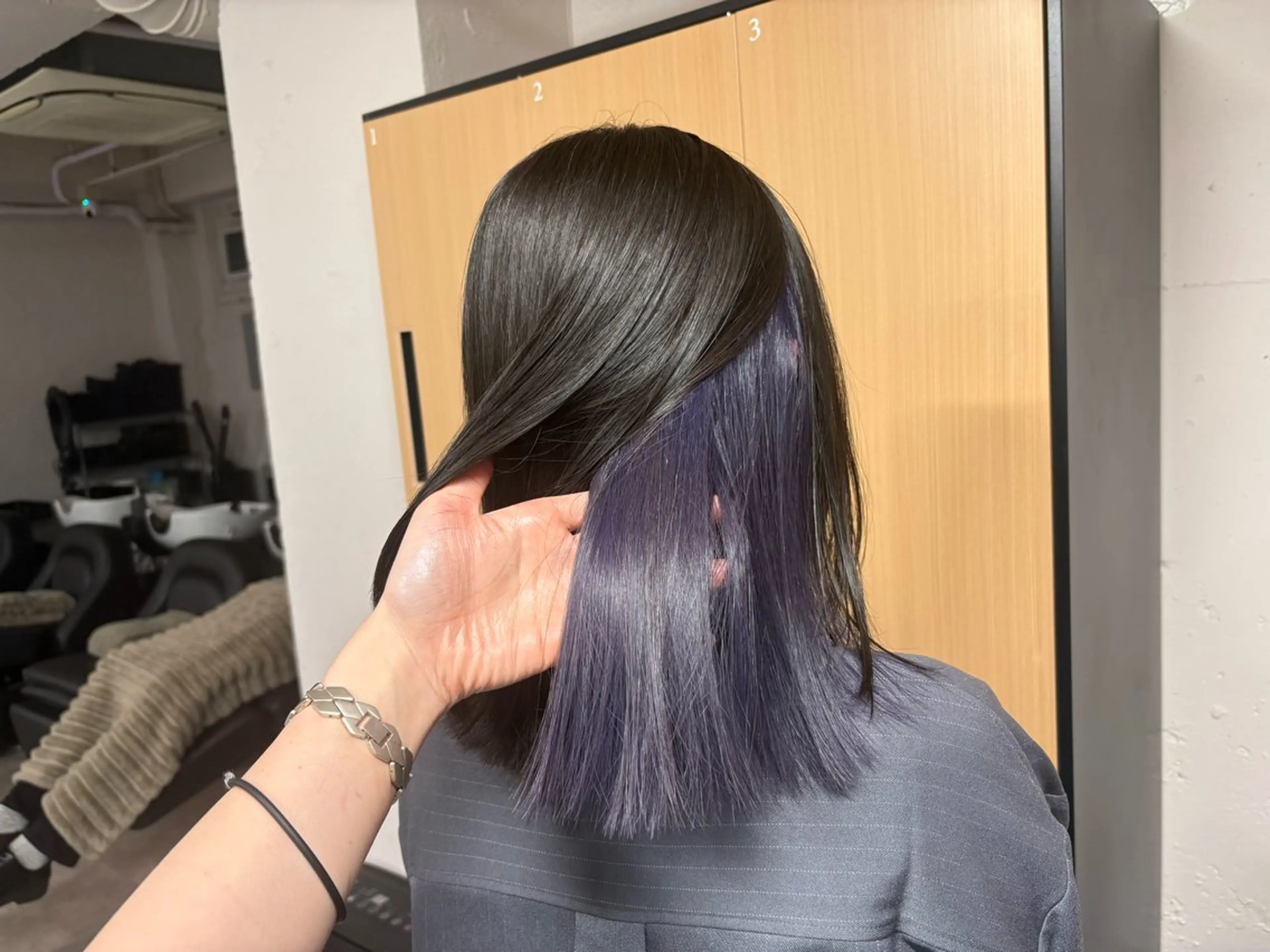 セミロング tokute 中野真咲🐺のヘアスタイル